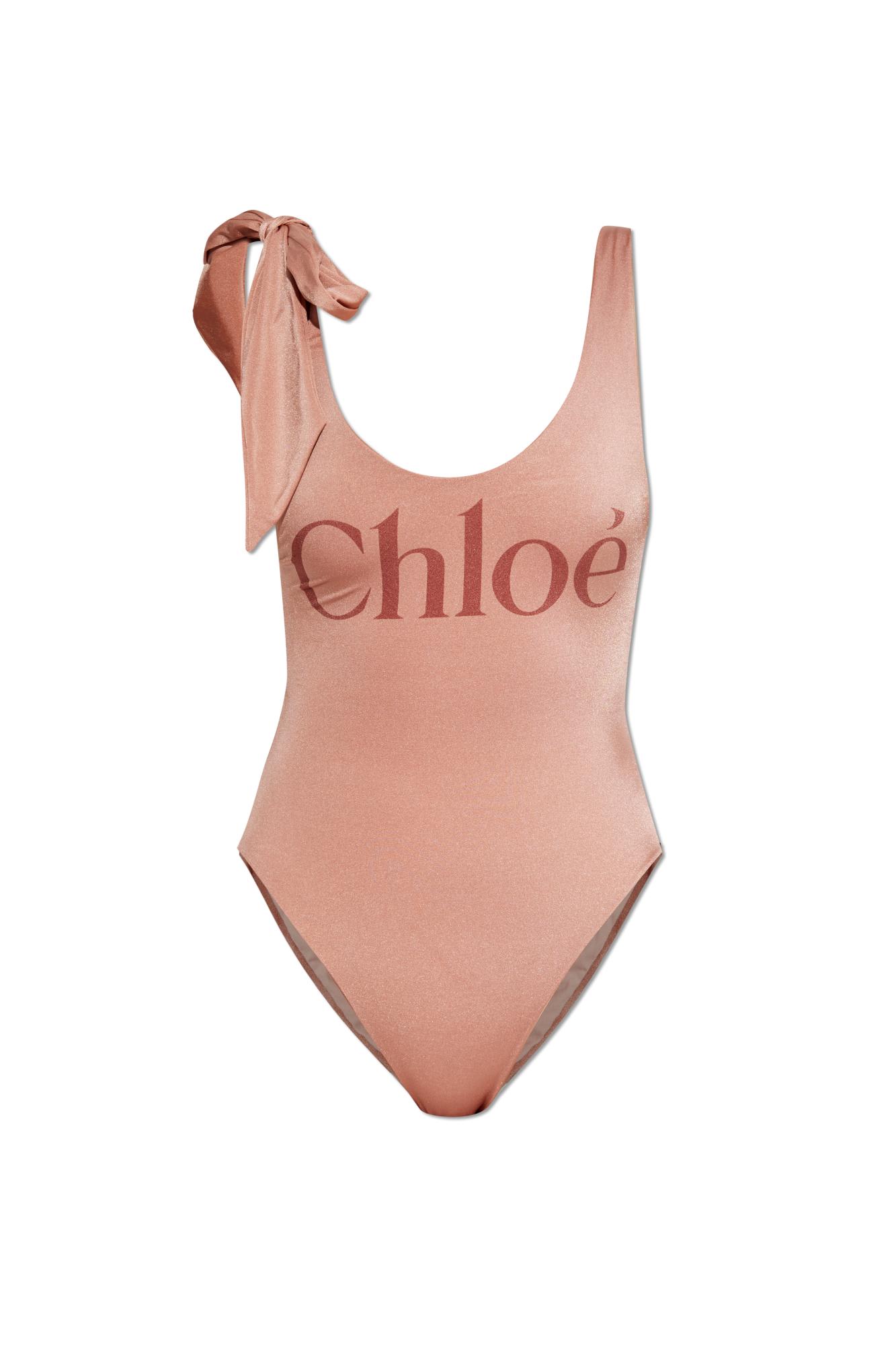 Chloé One-piece Swimsuit In Pink