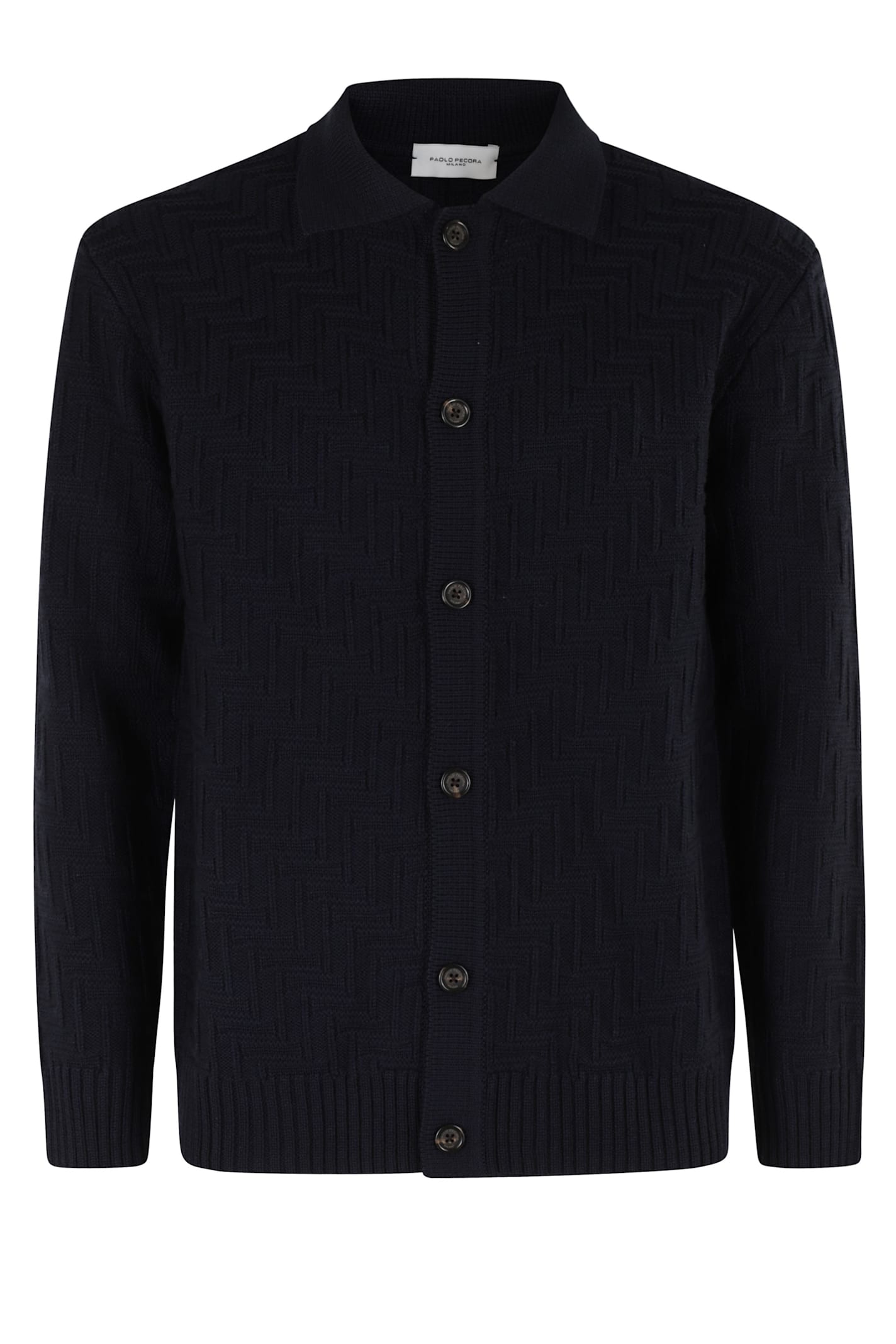 Paolo Pecora Maglia Cardigan In Black