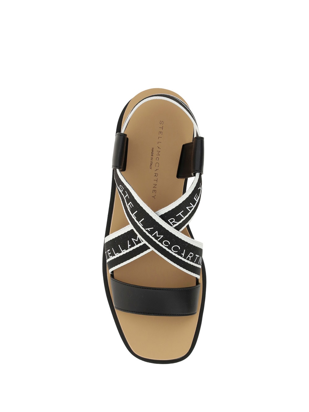 Shop Stella Mccartney Sneakelyse Sandals In Nero
