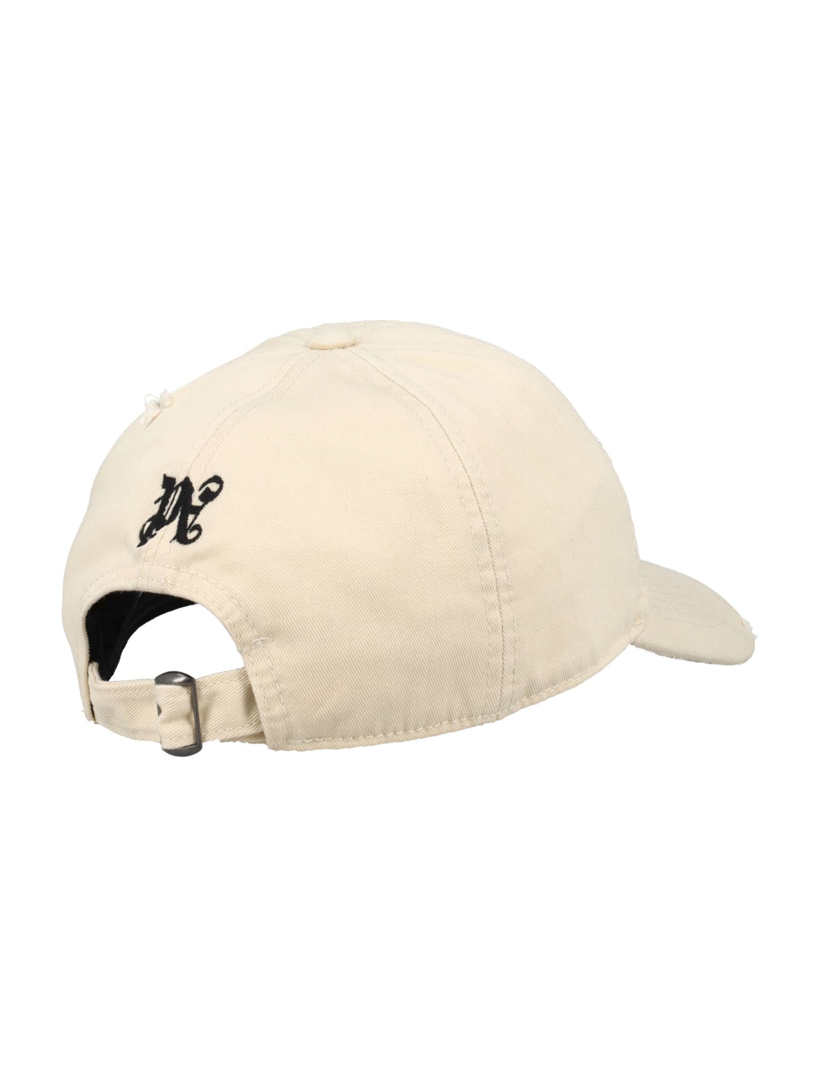 Shop Palm Angels Pa Monogram Cap In White