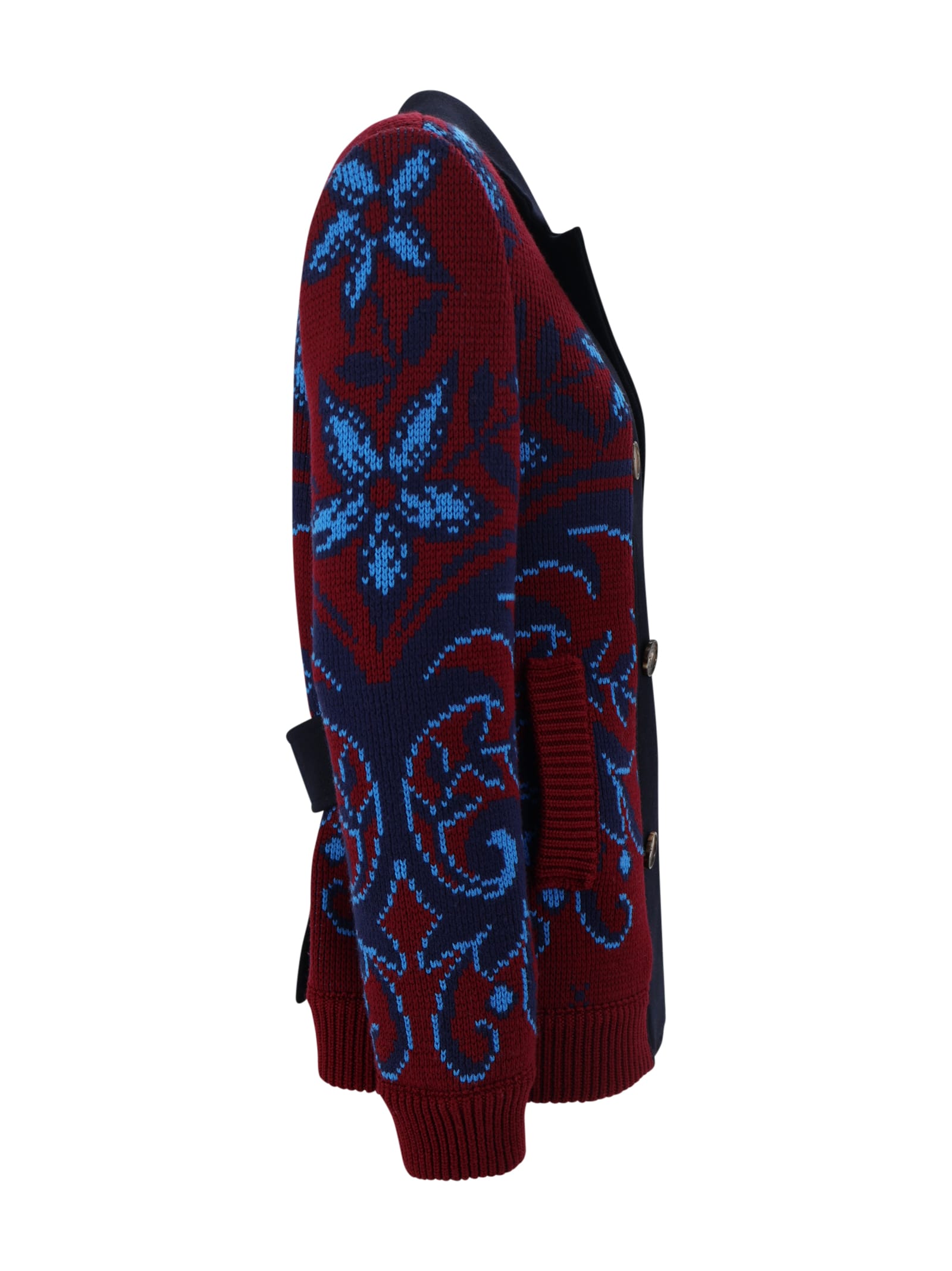 Etro Paisley Print Short Wool Jacket In Multi