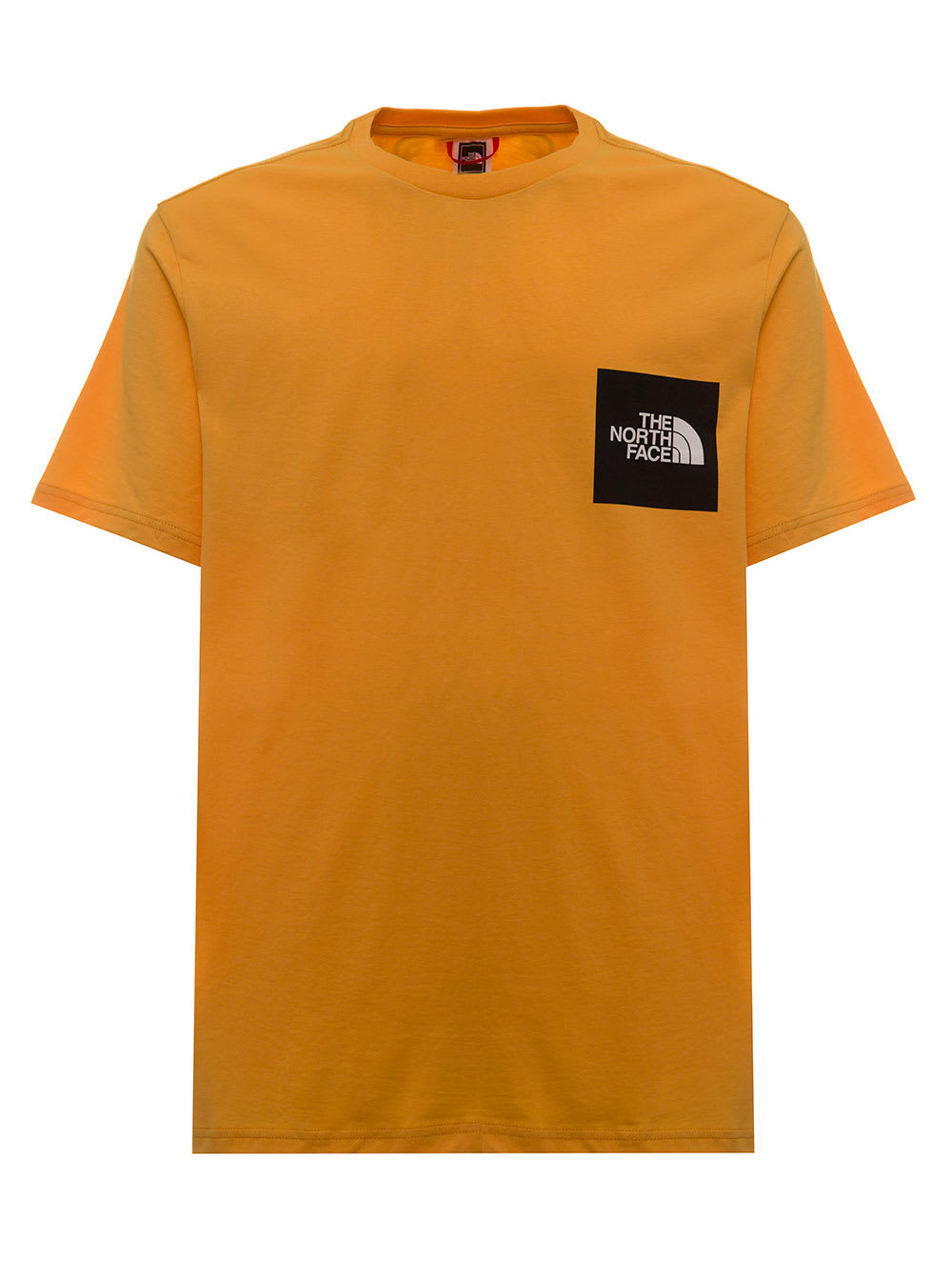 The North Face Mens Orange Jersey T-shirt With Galahm Graphic Print