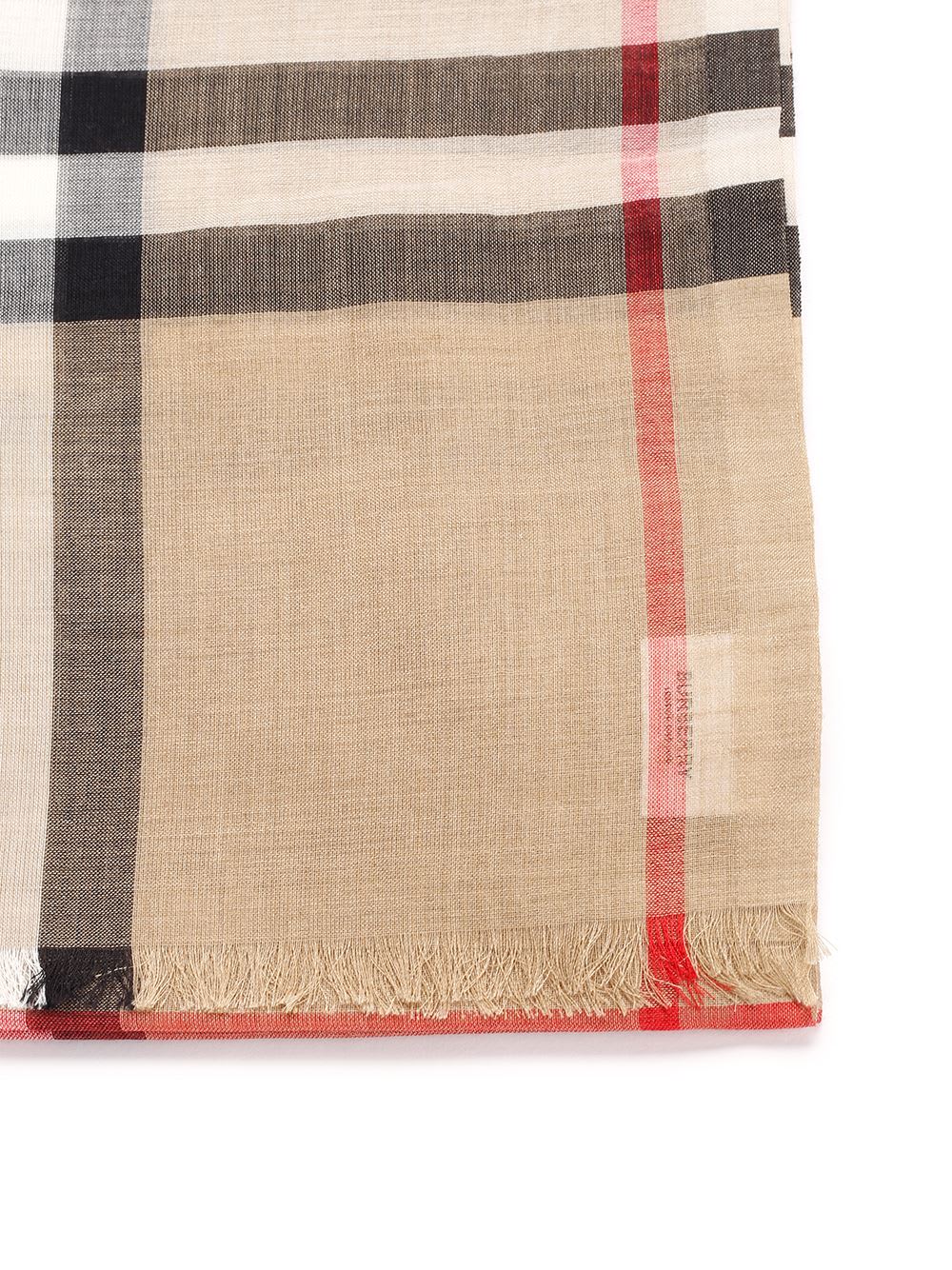 BURBERRY SILK GAUZE MAXI SCARF 