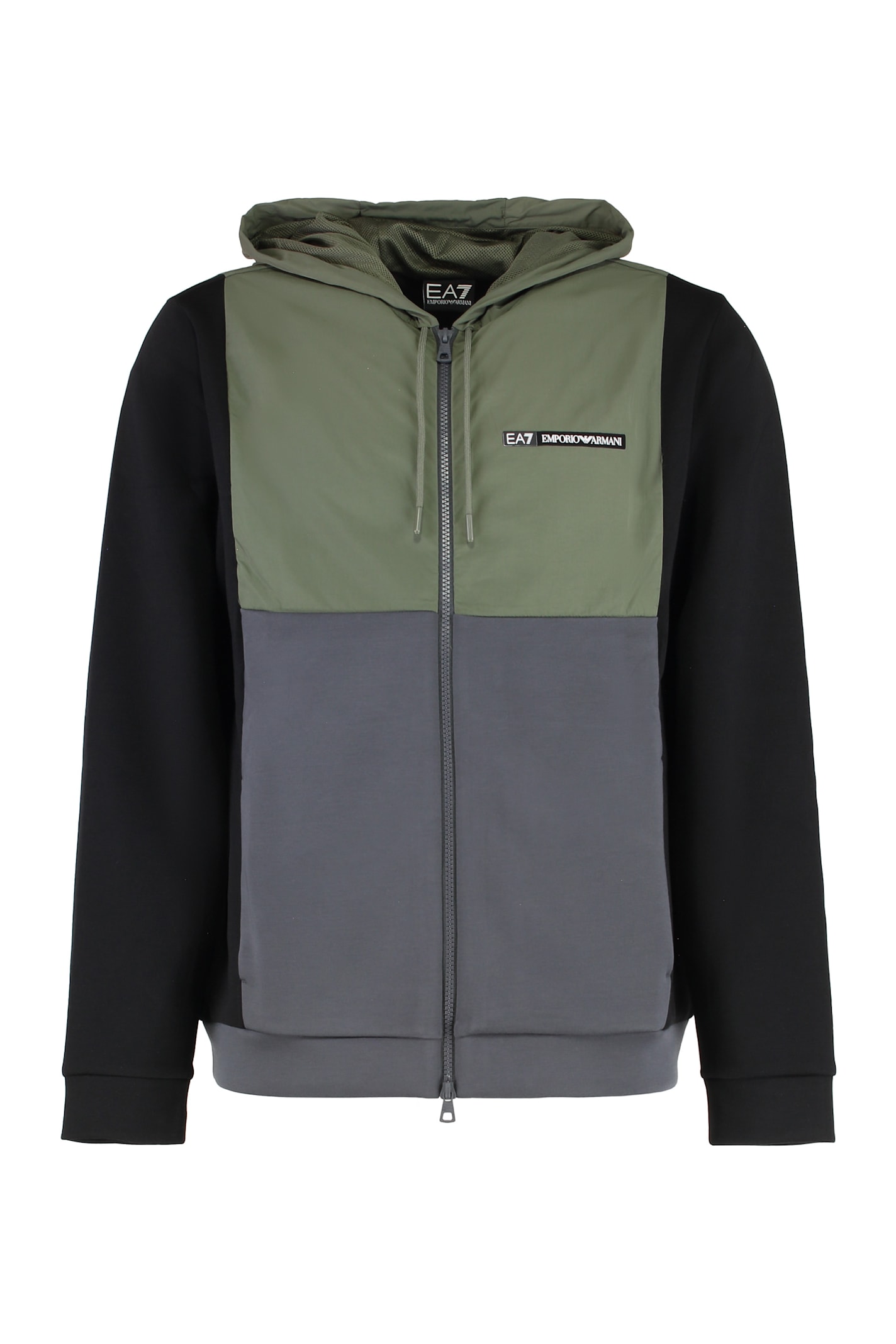 Techno Fabric Full-zip Sweatshirt