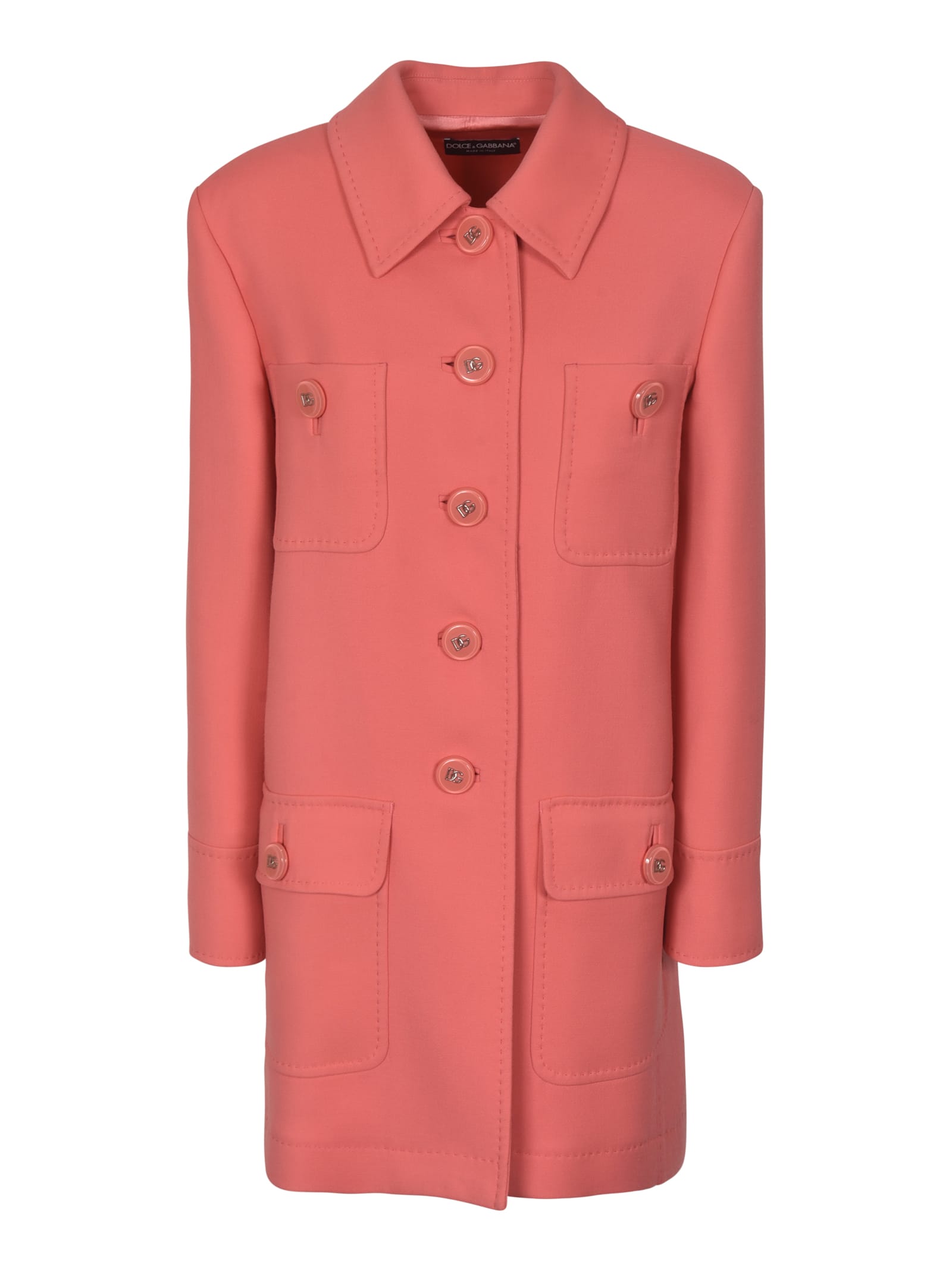 DOLCE & GABBANA MID-LENGTH BUTTONED COAT
