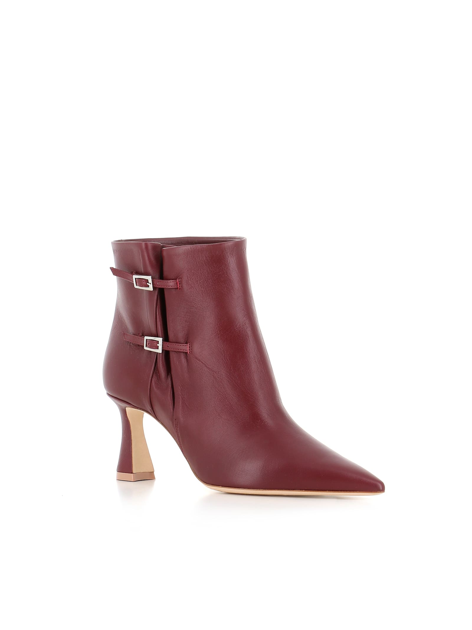 Malone Souliers Ankle-boot Norma 70-2 In Burgundy