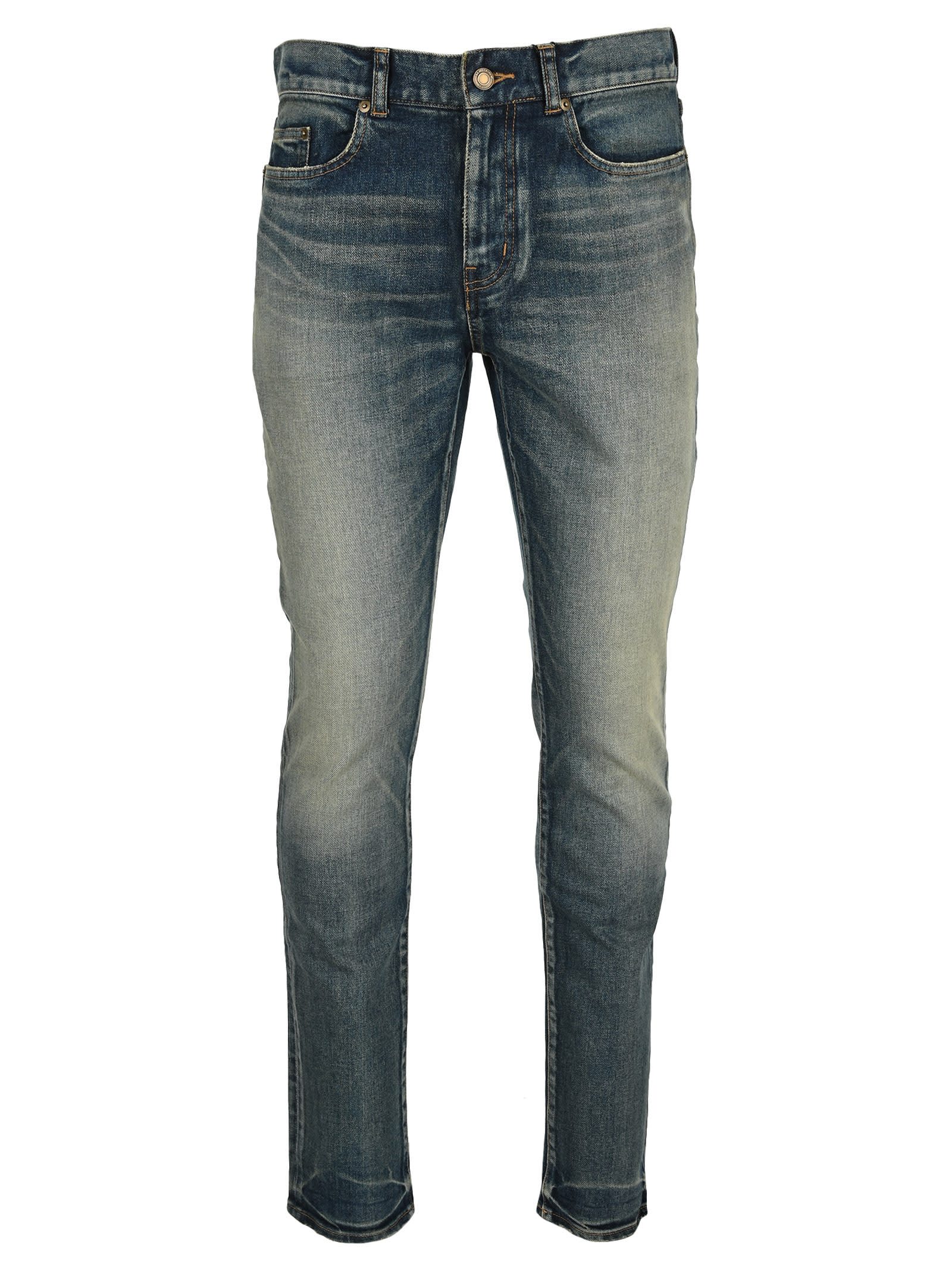 Saint Laurent Medium Waist Skinny Jeans
