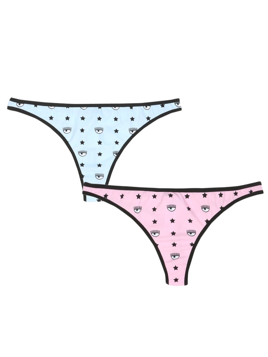 Pack Of Two Briefs With Logomania