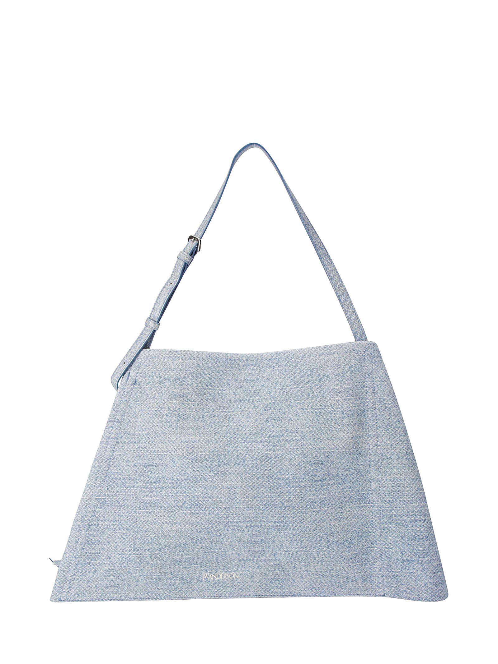 Jw Anderson Blue Suede Shoulder Bag In Blue