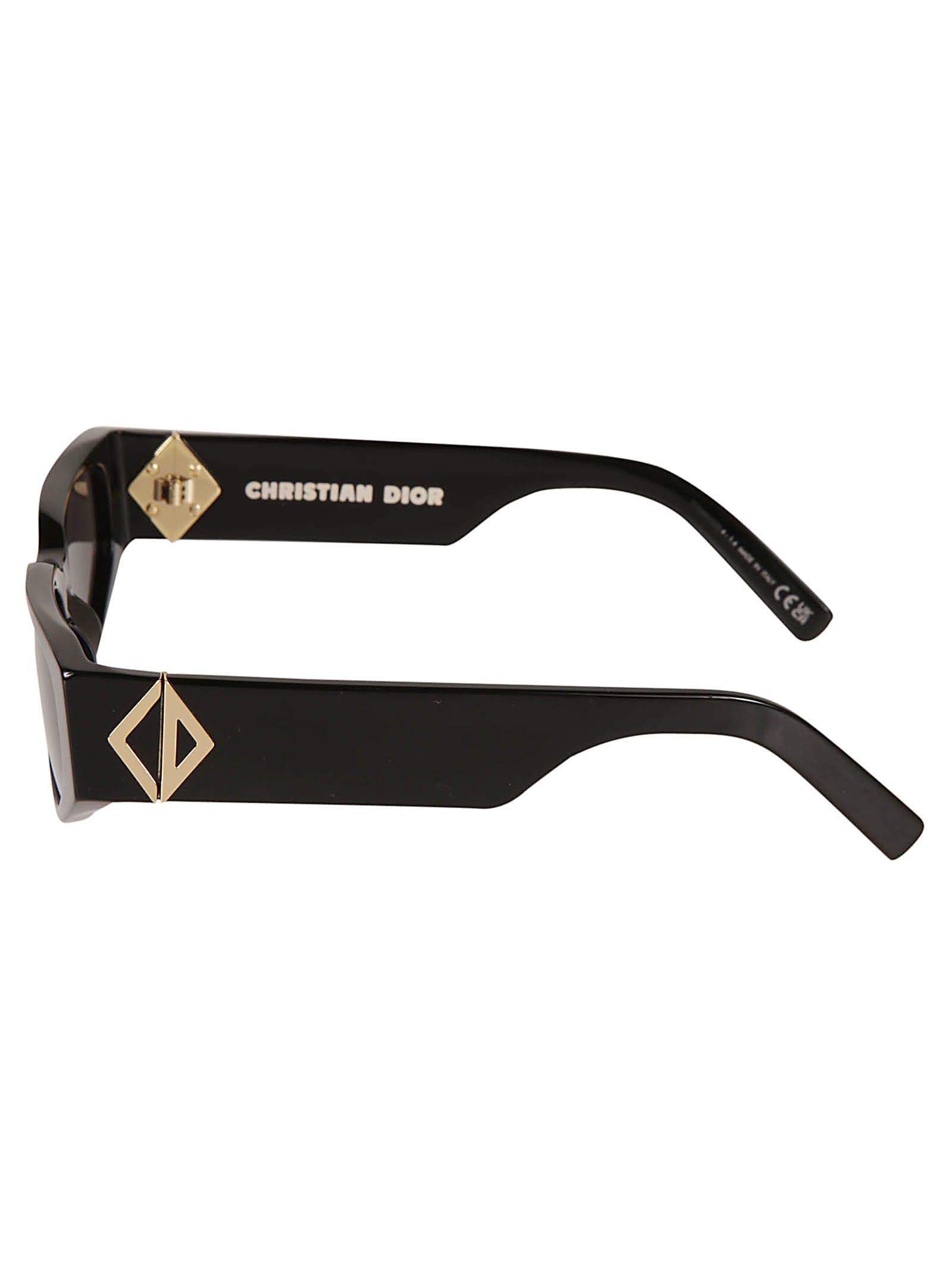 Shop Dior Diamond S71 Sunglasses In 01a - Black