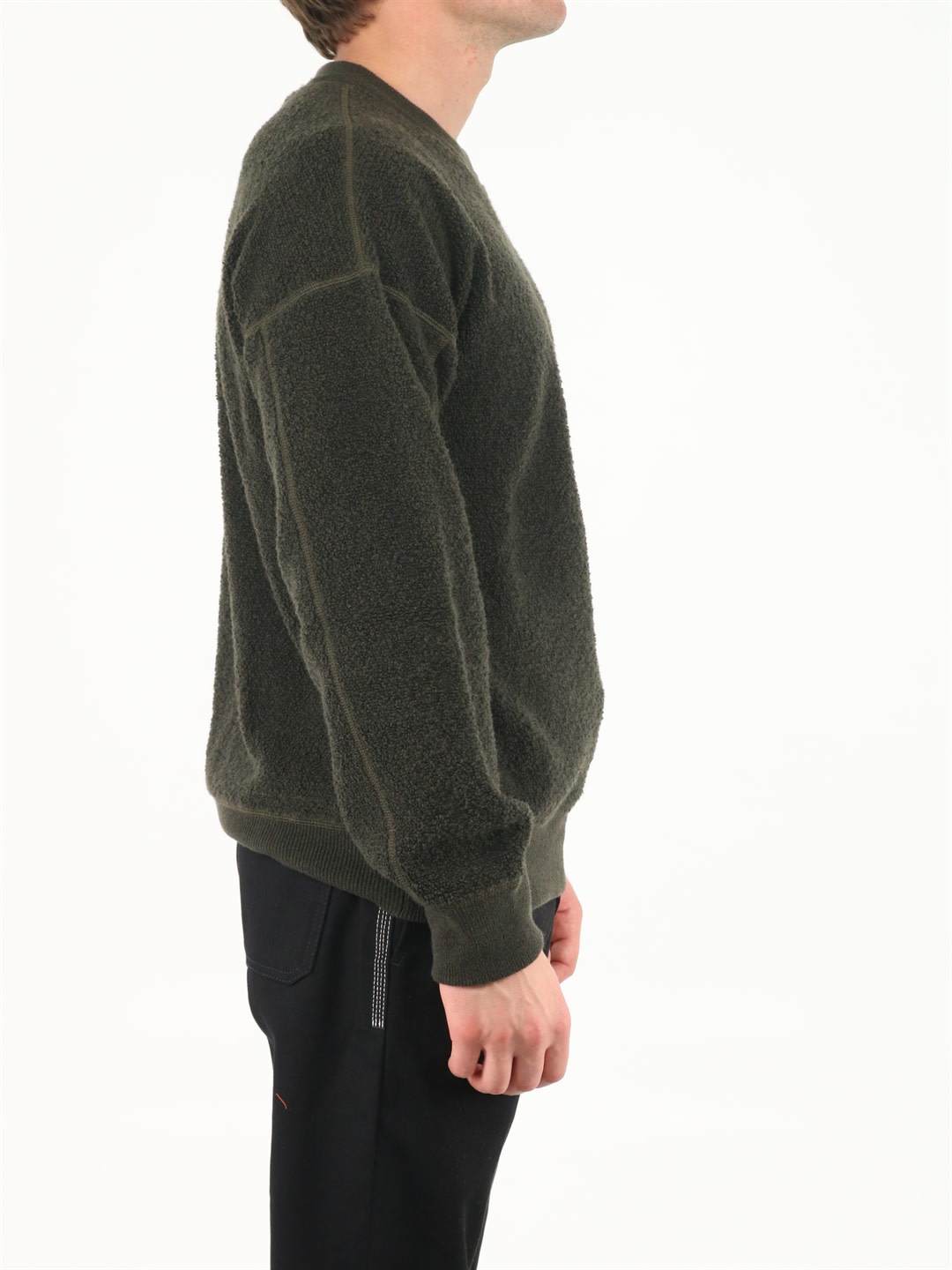Shop Ten C Military Green Reversible Sweater