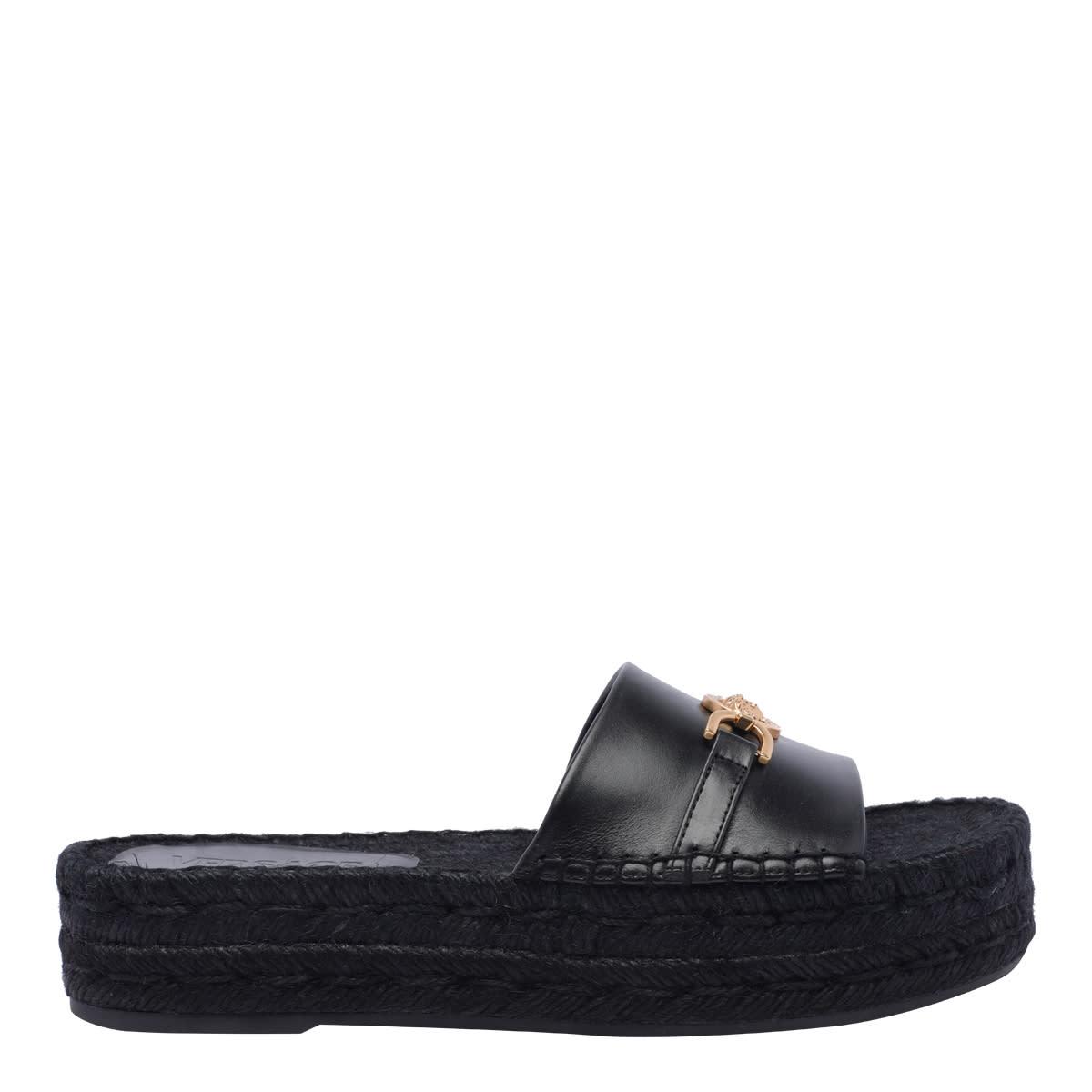 Shop Versace Medusa 95 30 Espadrilles In Black