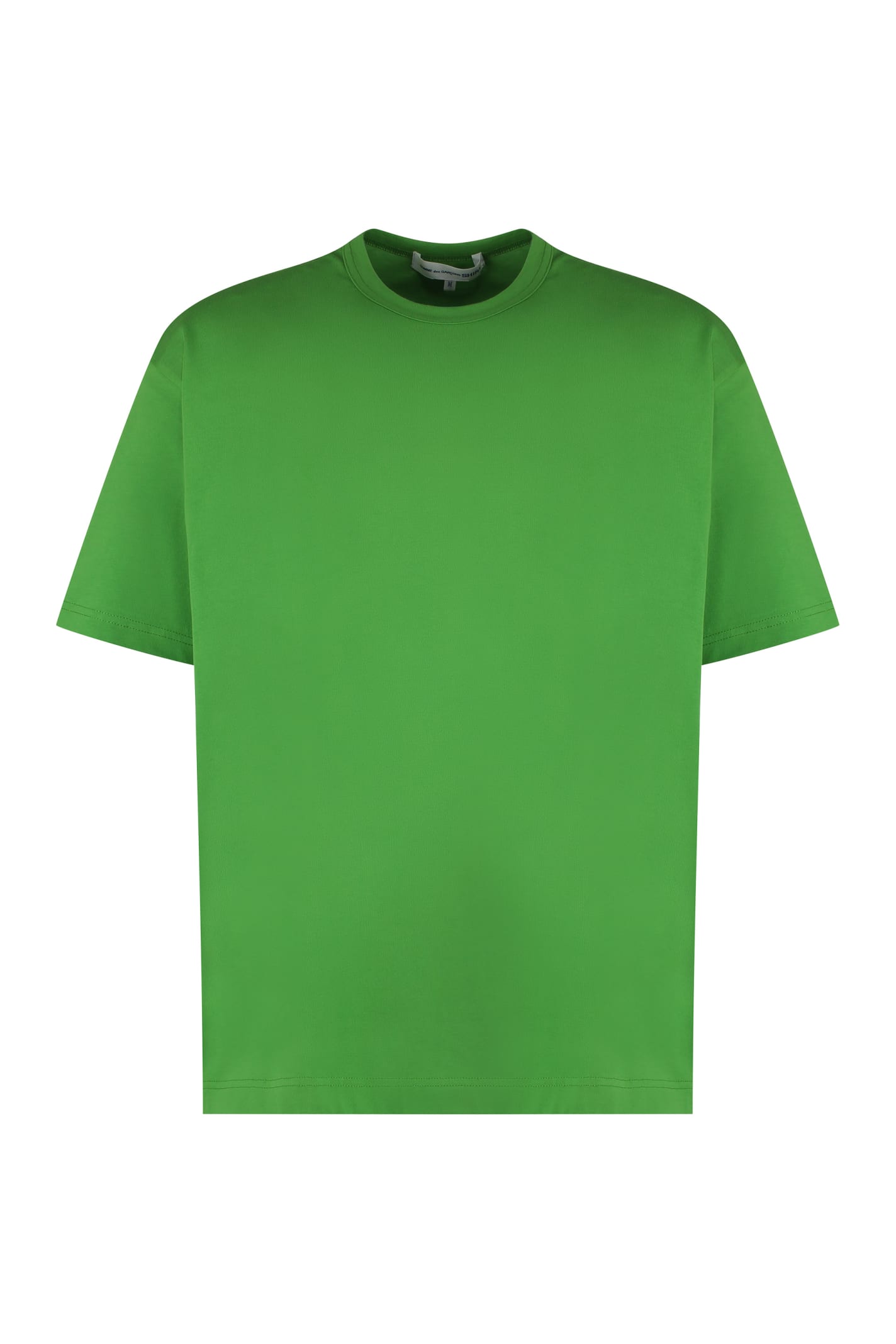 Shop Comme Des Garçons Shirt Cotton T-shirt In Green