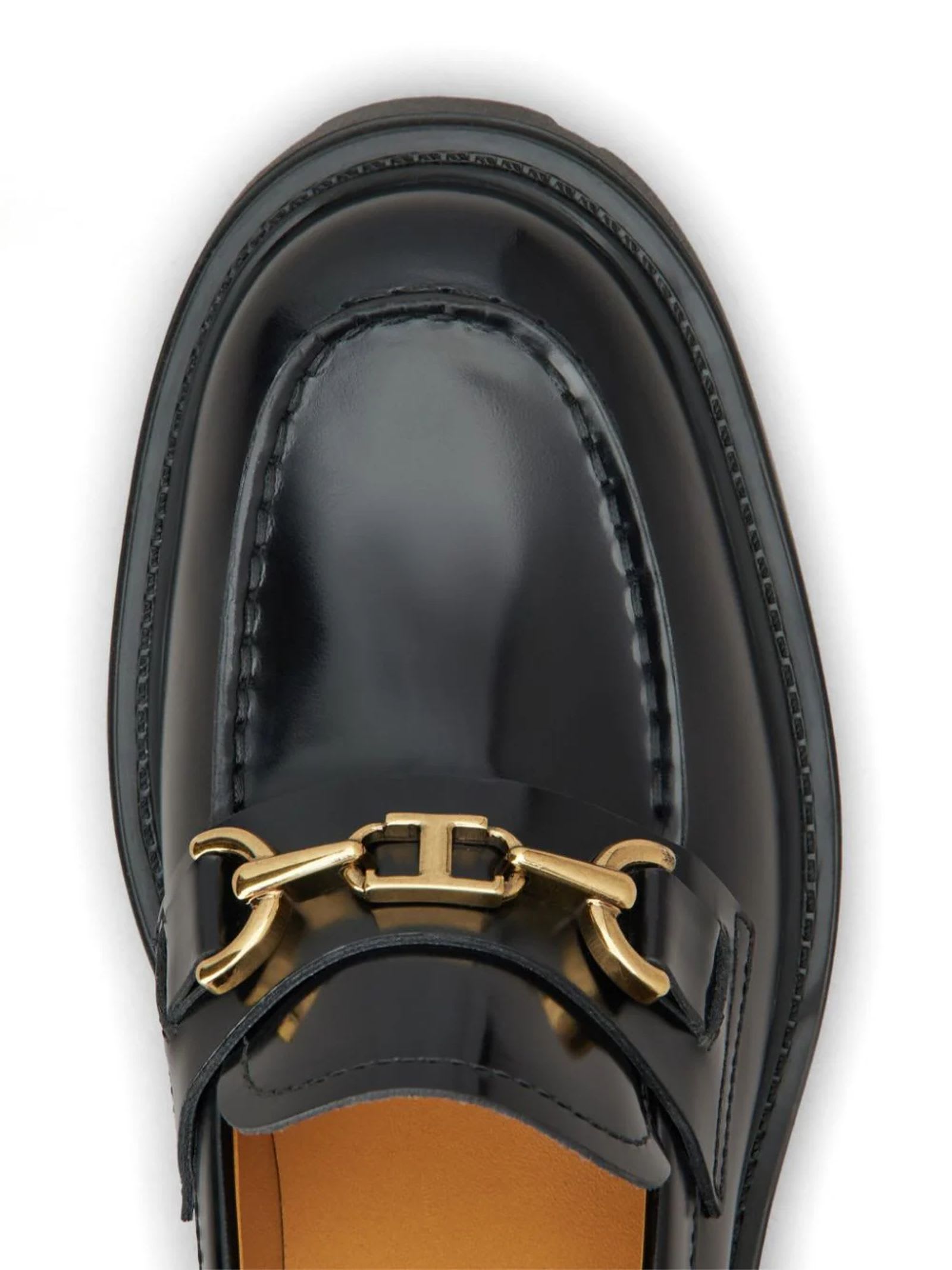 Shop Tod's Loafers In Black Leather