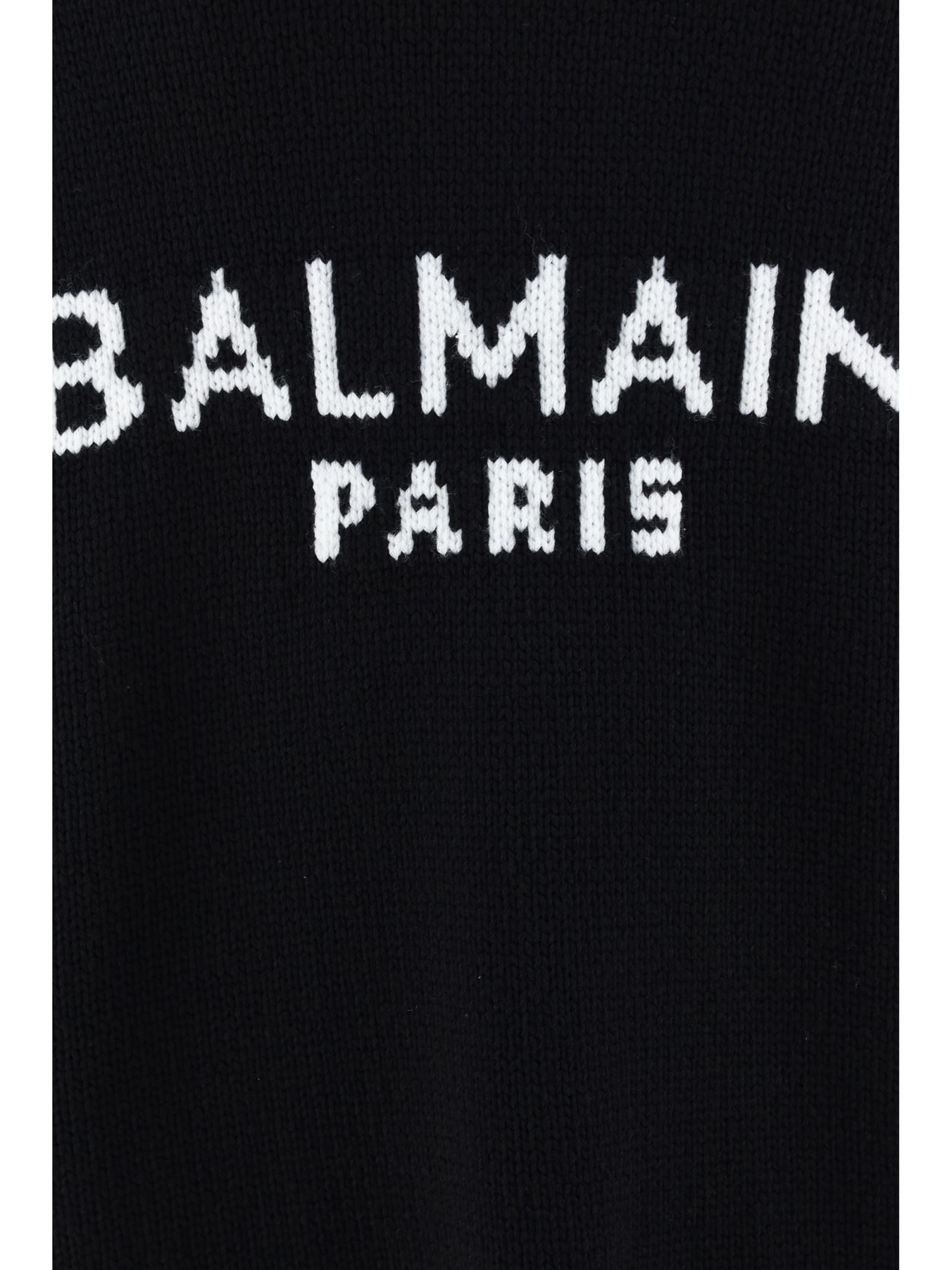 Shop Balmain Cardigan In Black