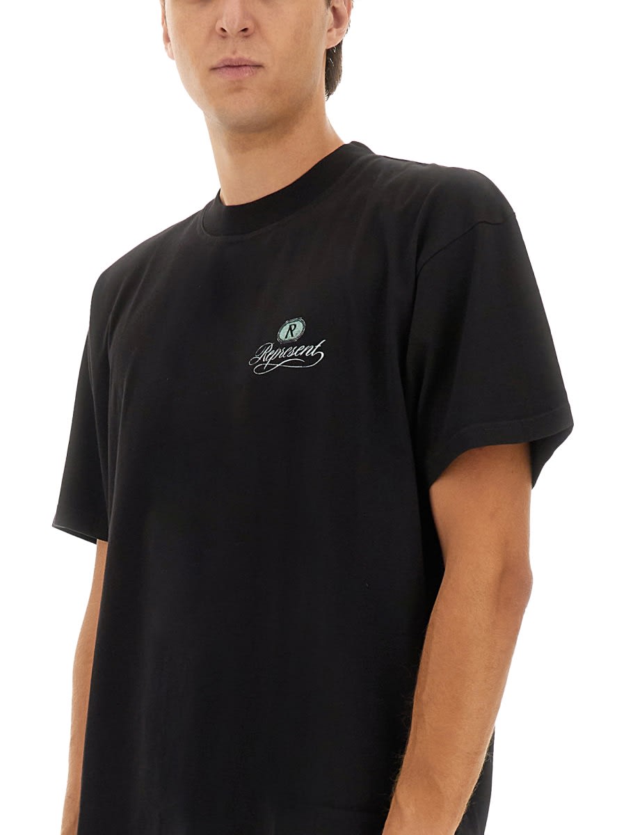 Represent "grand Vintage" T-shirt In Black