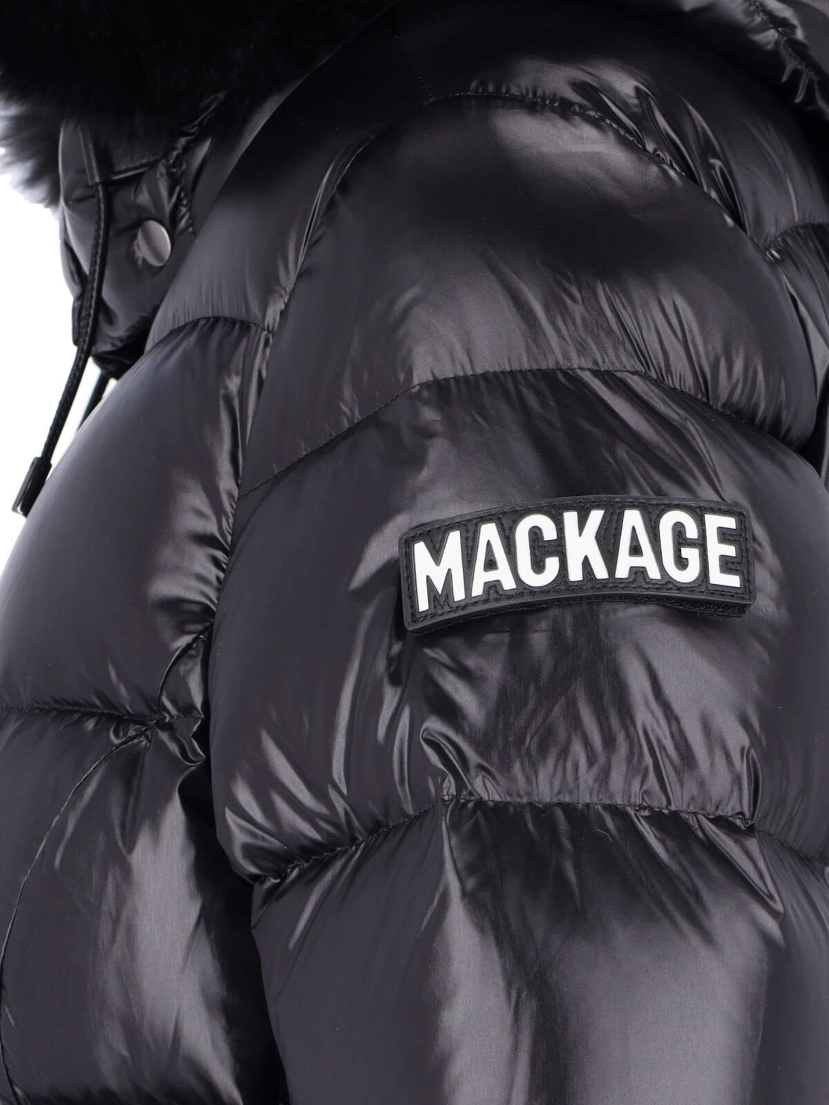 Shop Mackage Madalyn Down Jacket In Black