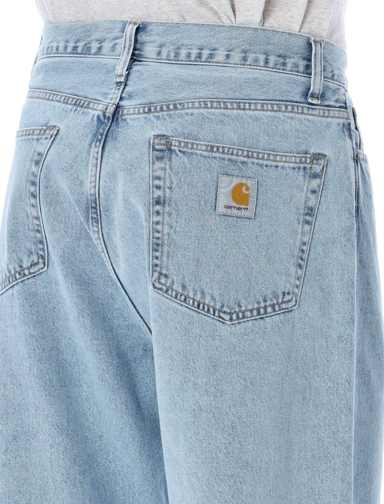 Shop Carhartt Landon Jeans In Blue Blitched