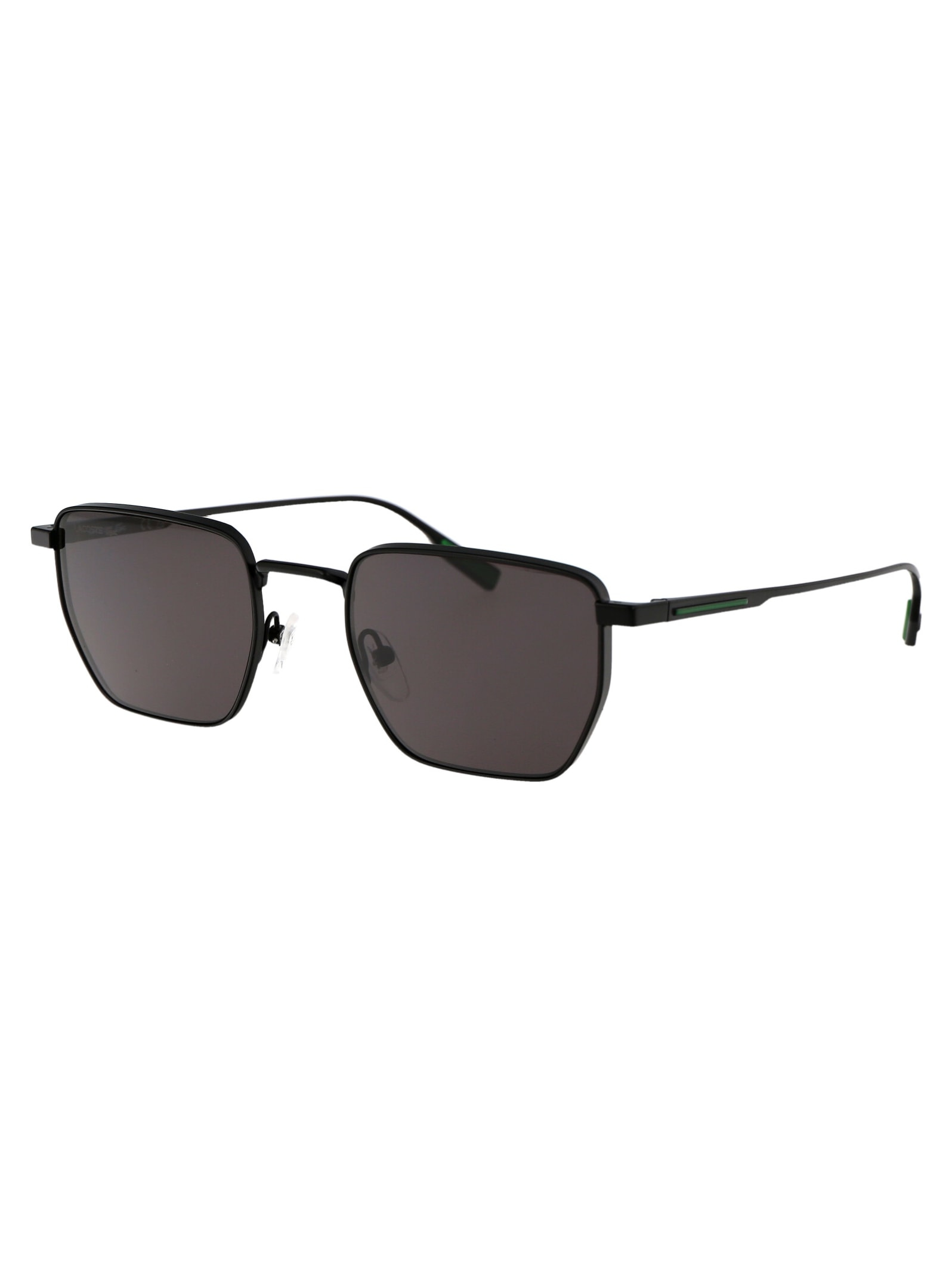 Shop Lacoste L260s Sunglasses In 002 Matte Black