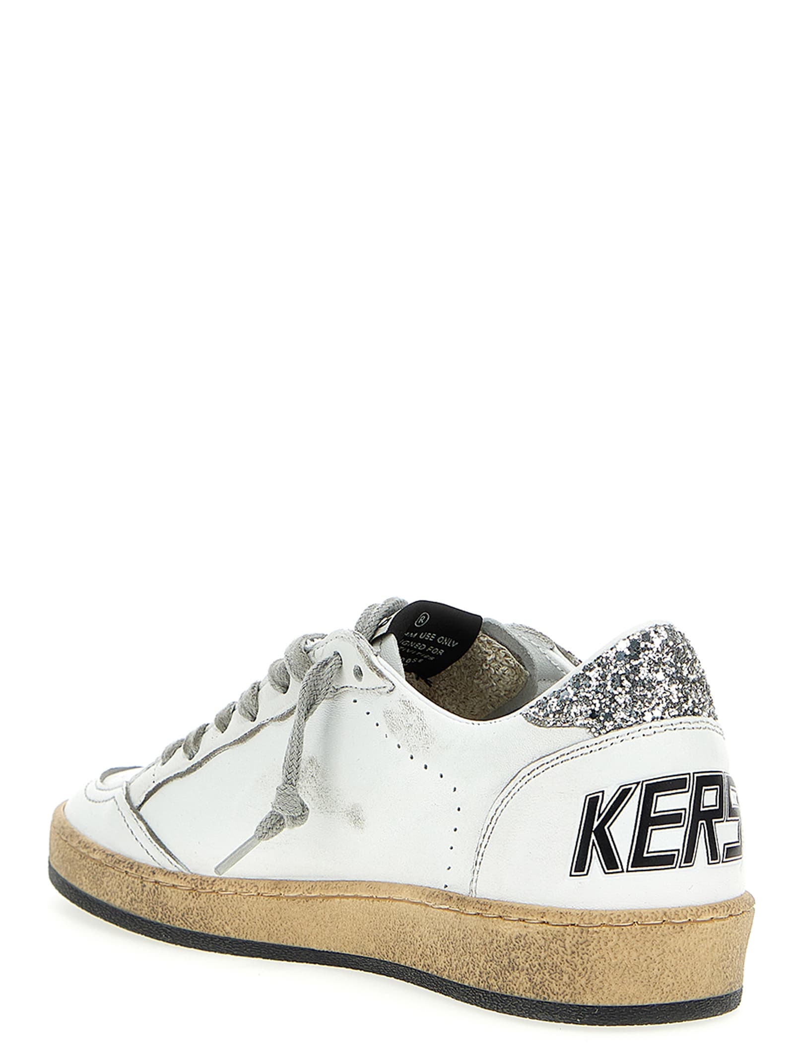 Shop Golden Goose Ball Star Sneakers In White