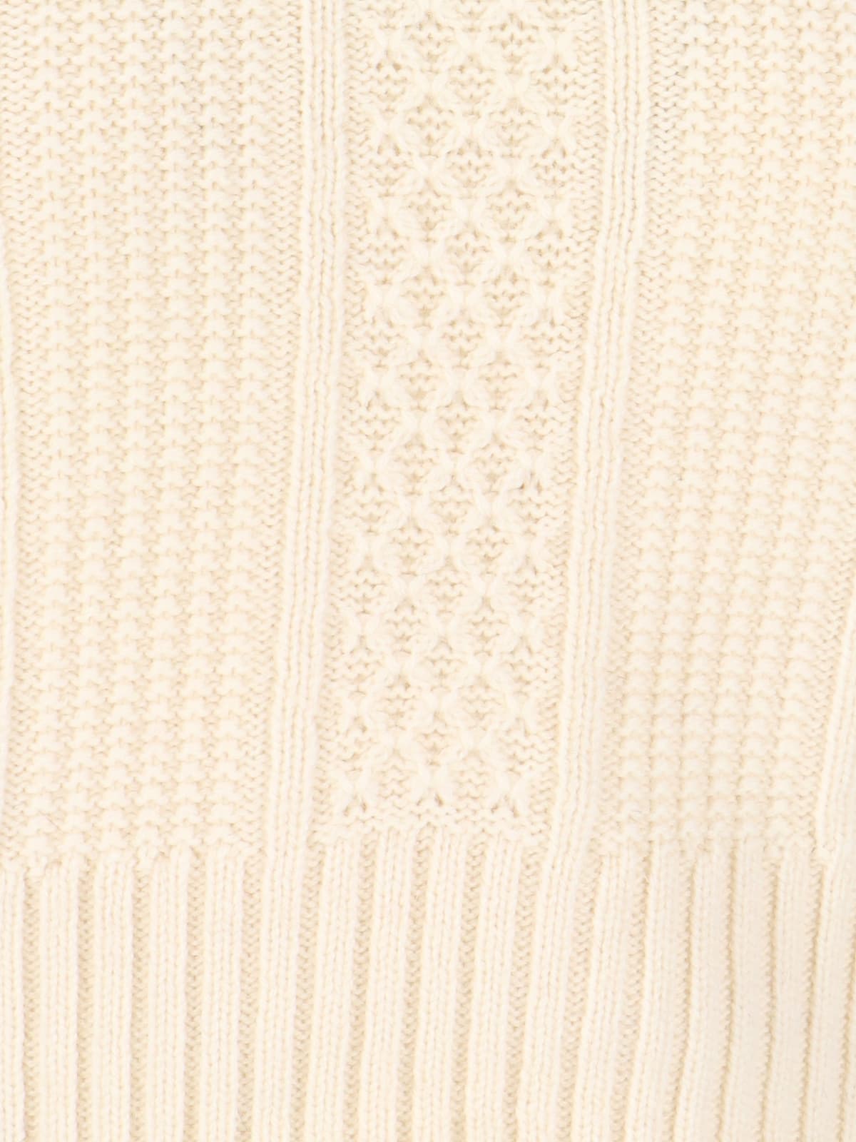 Shop Golden Goose Crystal Crop Sweater In Cream