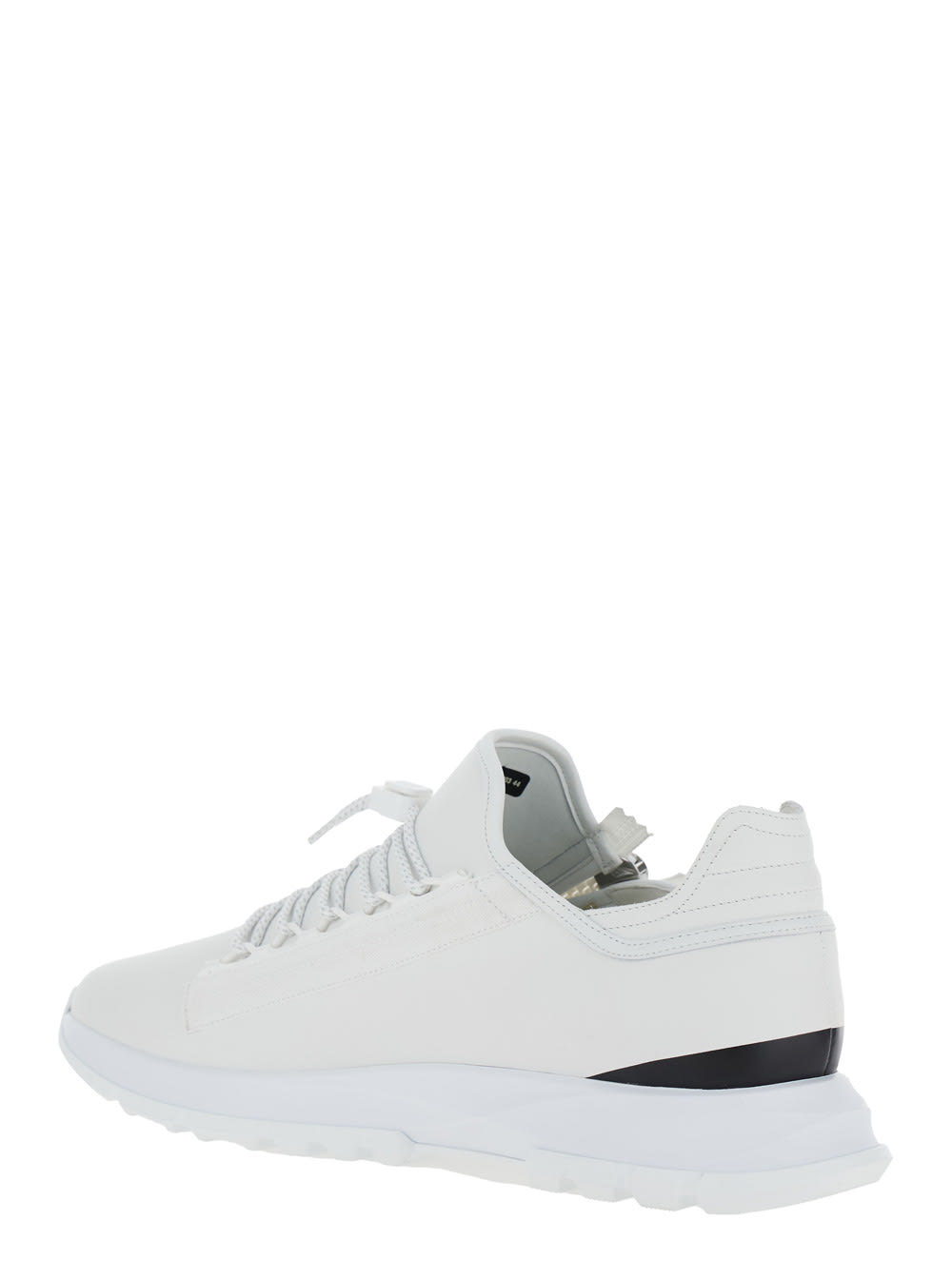 Shop Givenchy Spectre White Low Top Sneakers With Zip And Logo In Leather Man