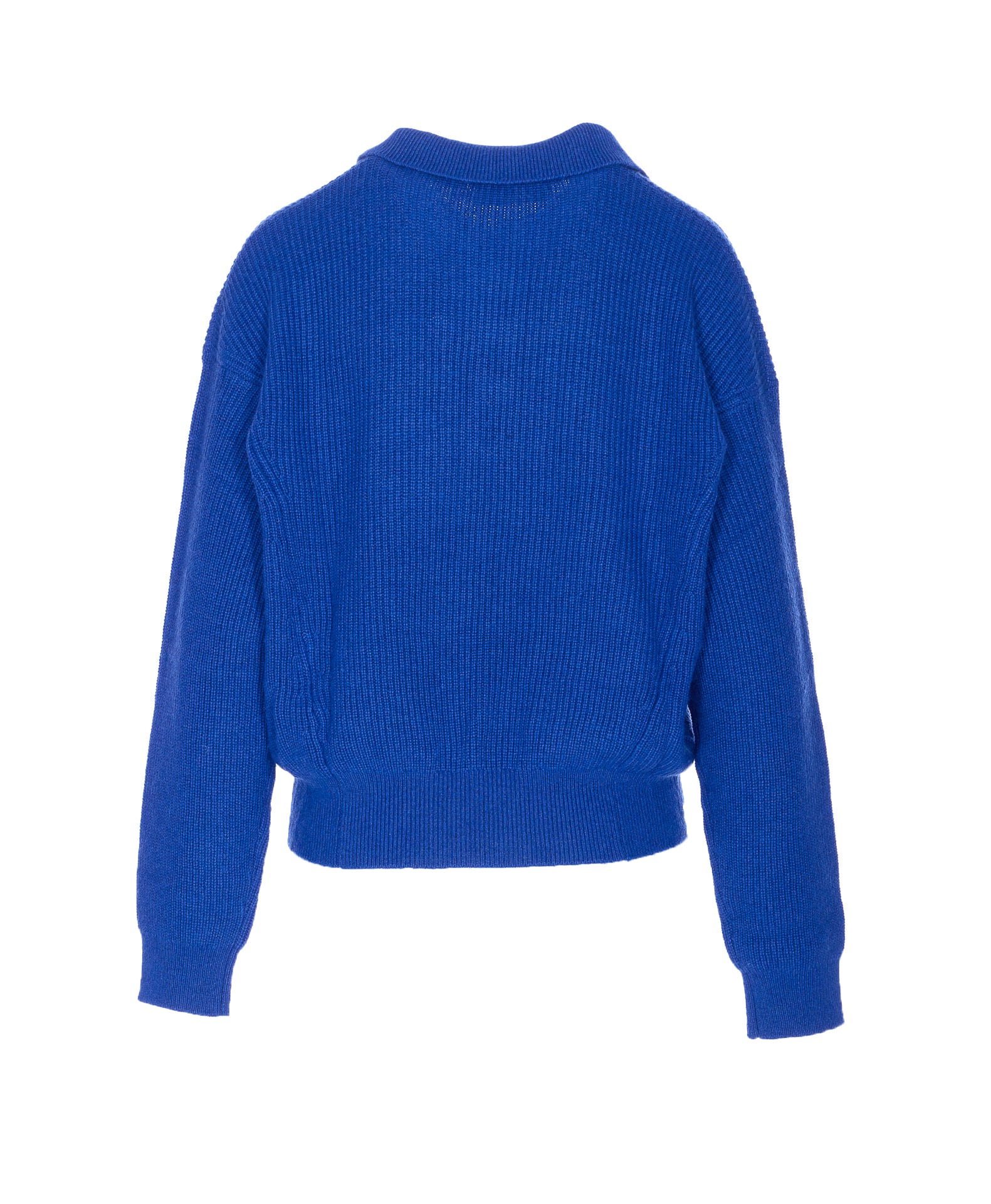 Essentiel Antwerp Imetal Jewel Button Polo In Blue