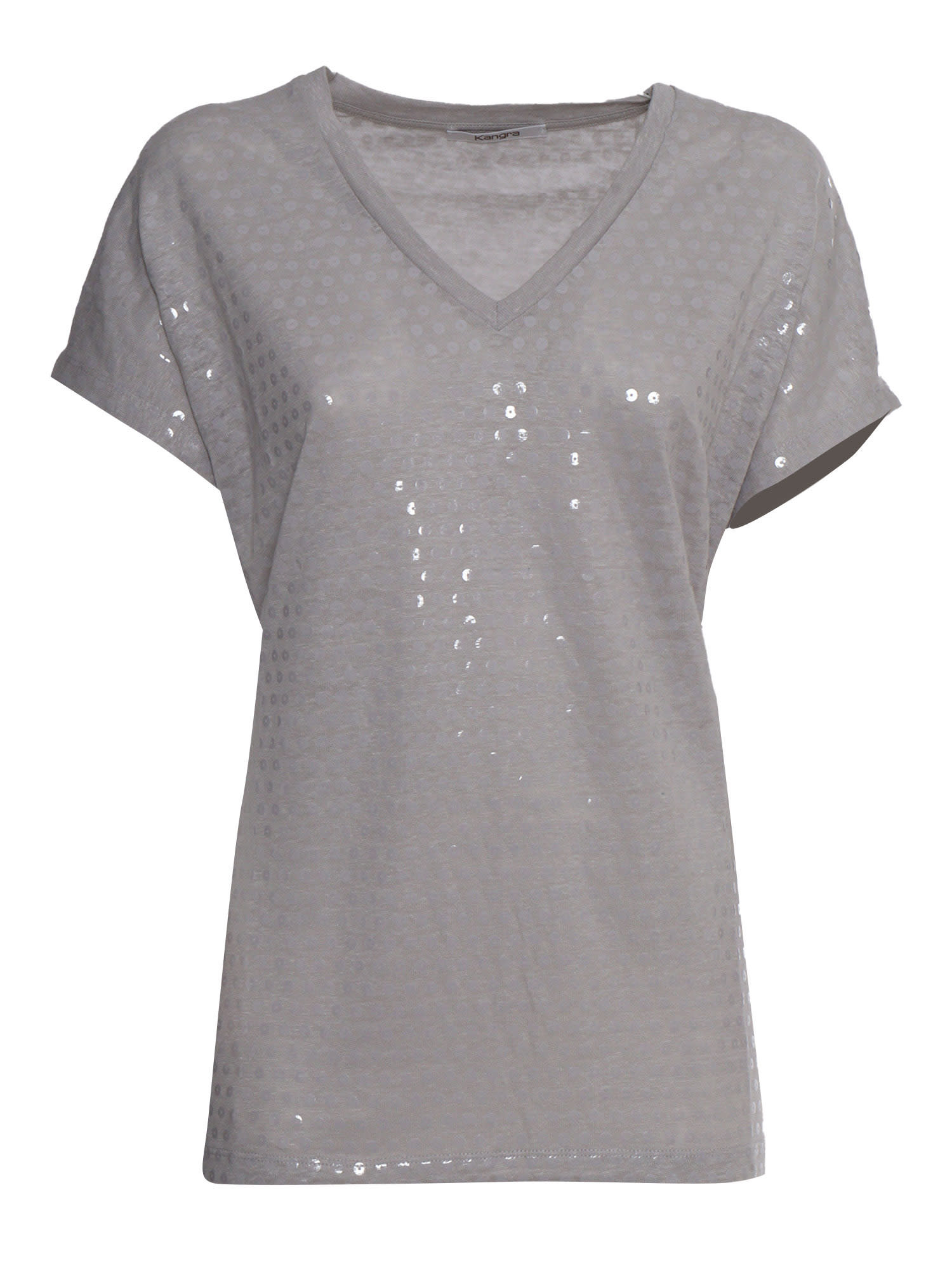 Kangra Grey Linen T-shirt