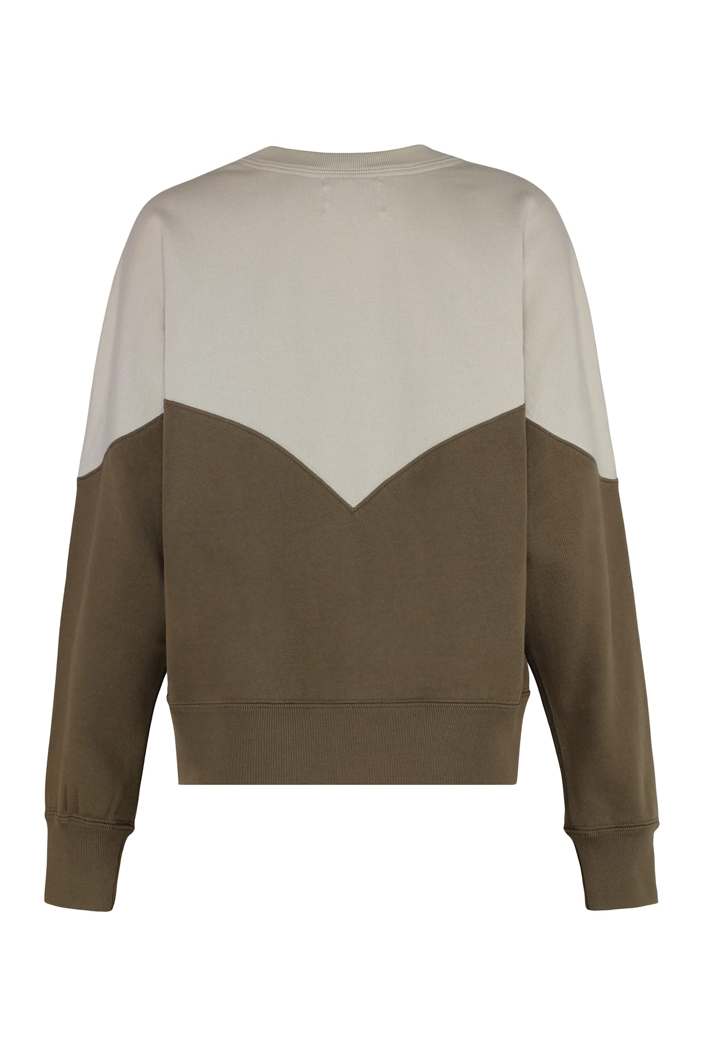 Isabel Marant Étoile Houston Logo Pullover Velvet Effect Print In Multi