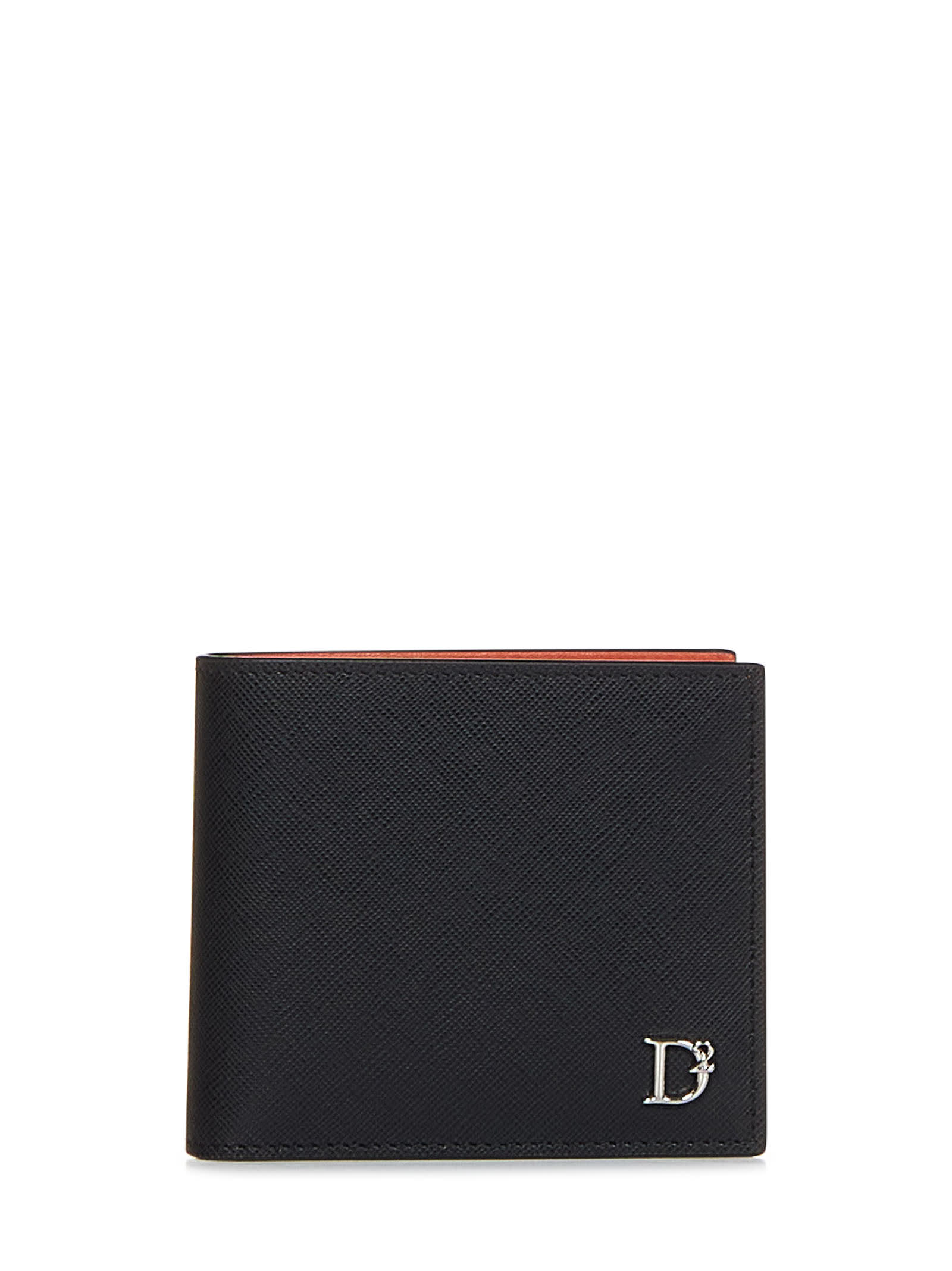 Shop Dsquared2 D2 Statement Wallet In Black