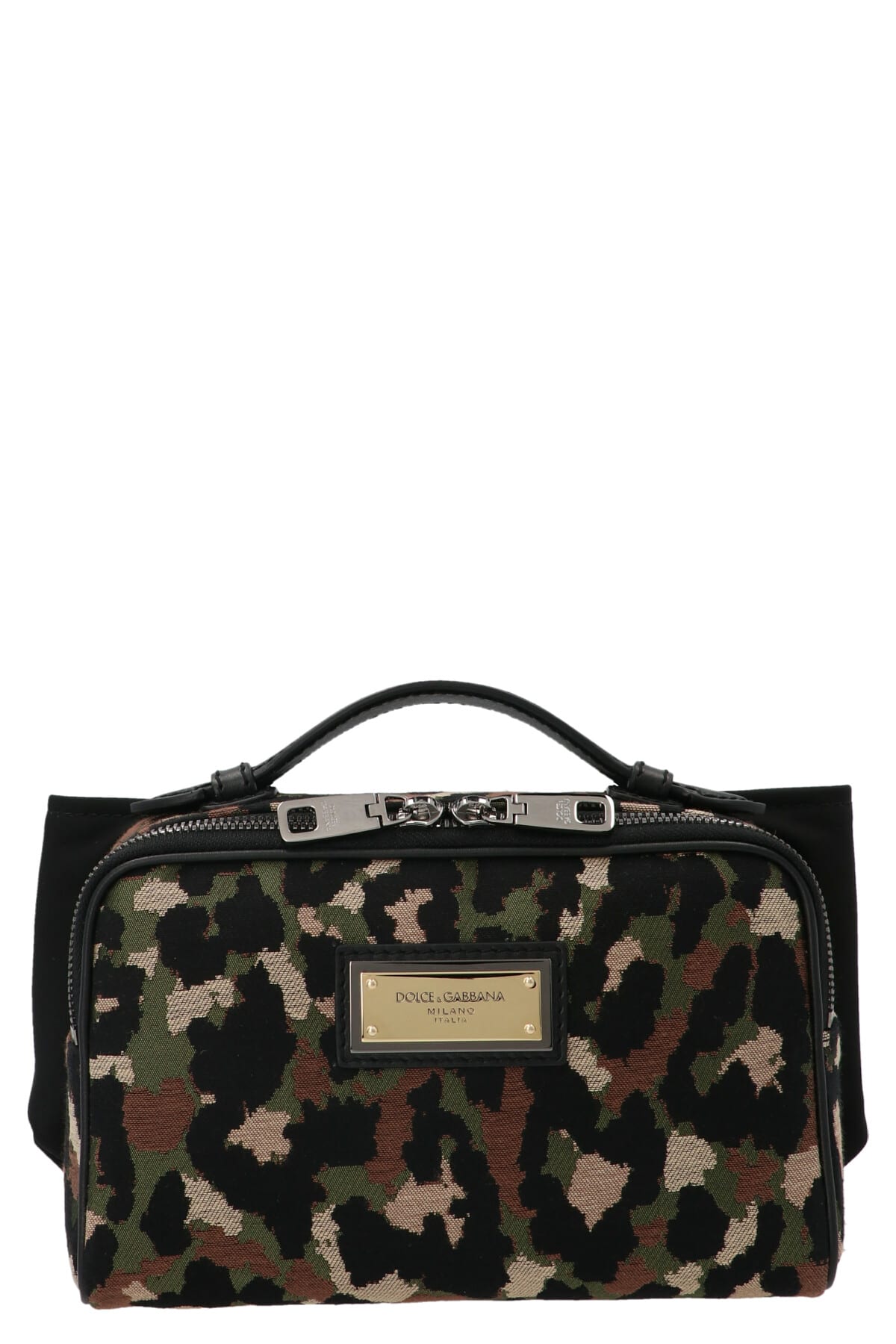 Dolce & Gabbana Animal Print Jacquard Belt Bag