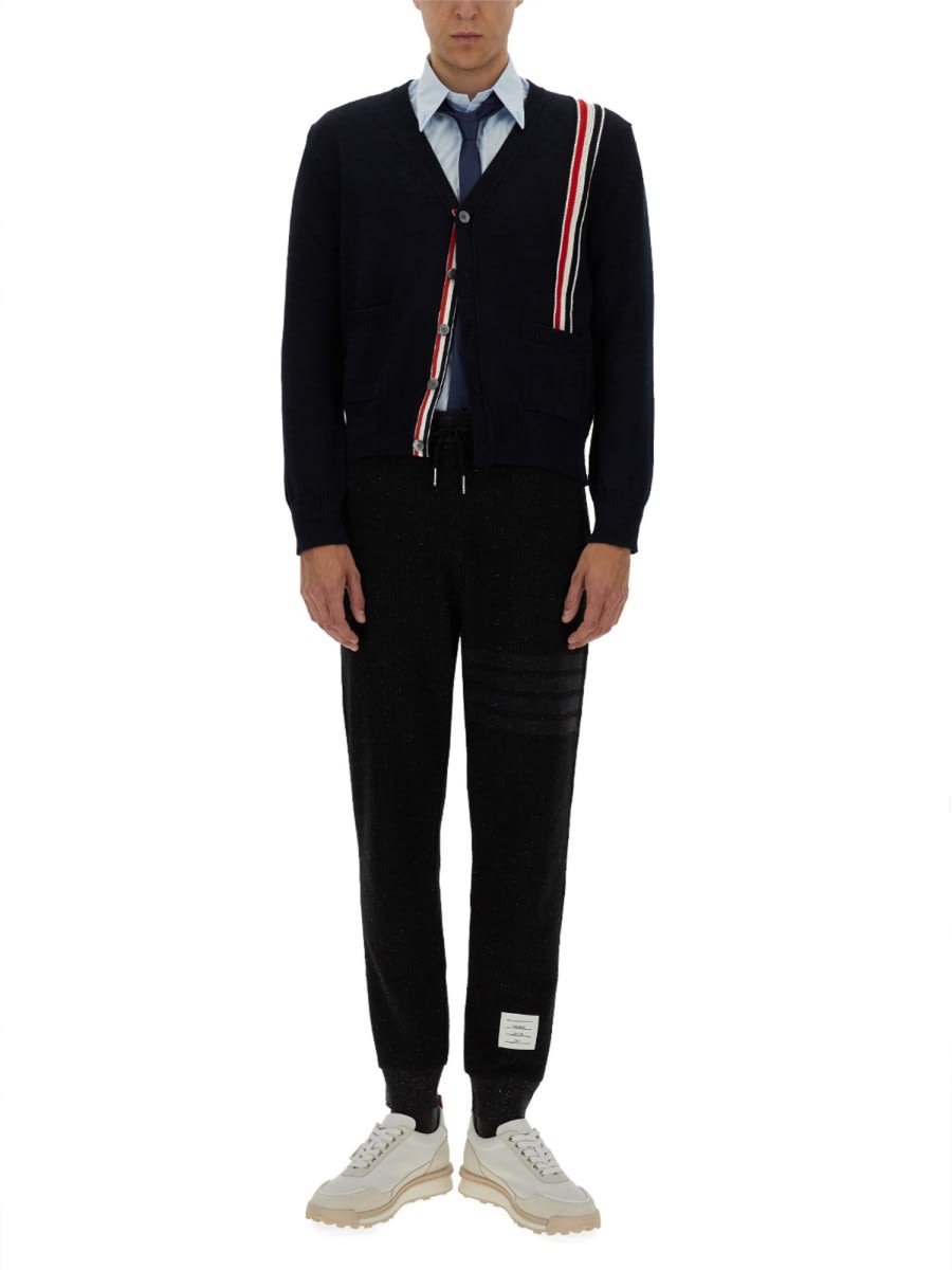 Thom Browne Silk Cotton Pants Drawstring Waist