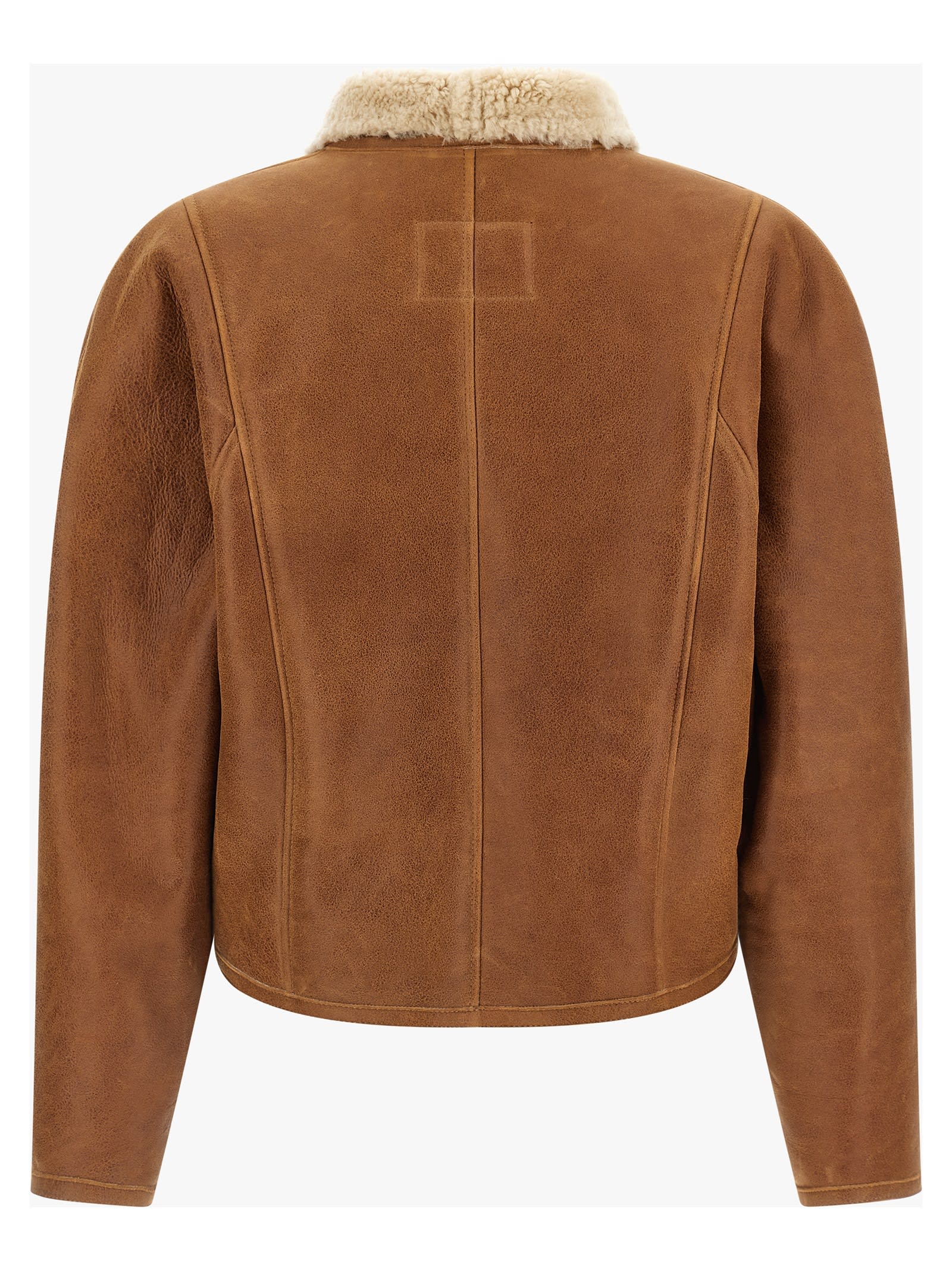 Isabel Marant Blondine Puffer Jackets Brown In Brown