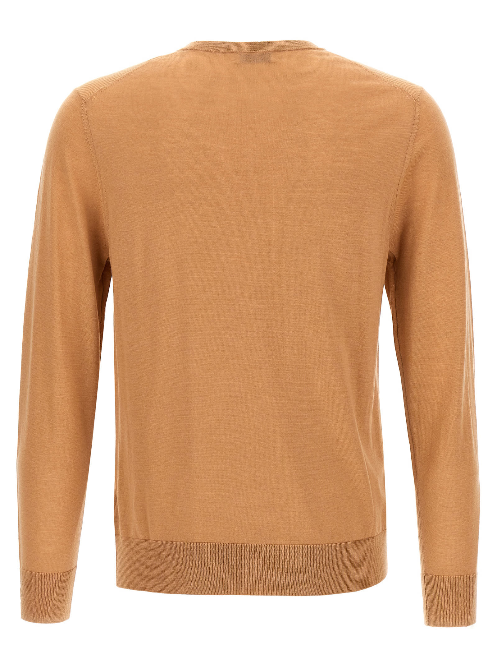 Ballantyne R Neck Sweaters And Cardigans In Beige