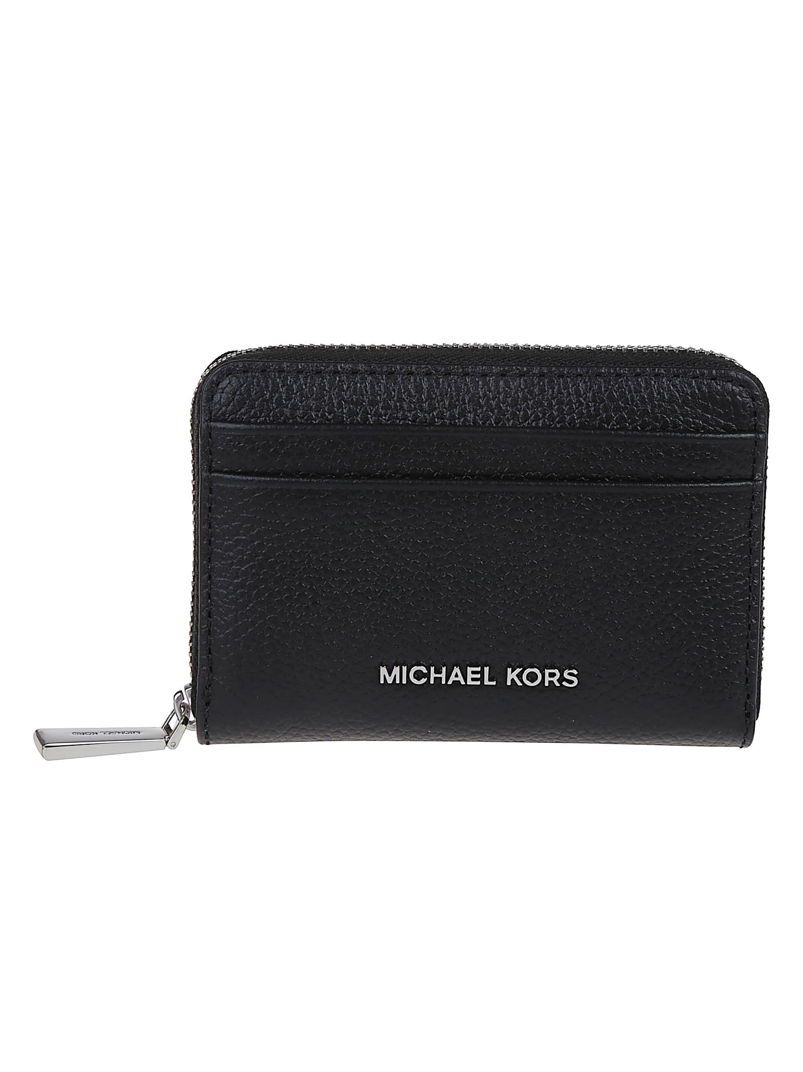 Michael Kors Small Jet Set Coin Card Case In Black