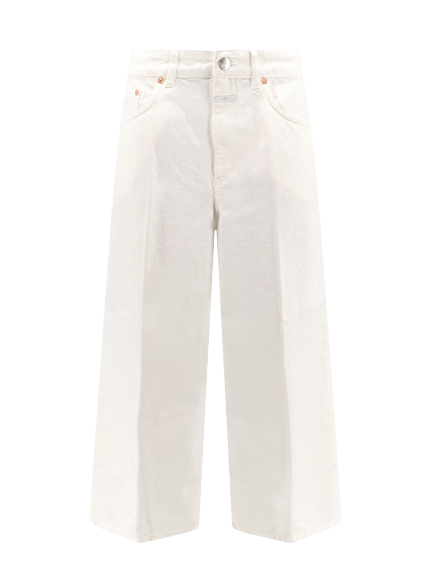 Shop Closed Trouser In White