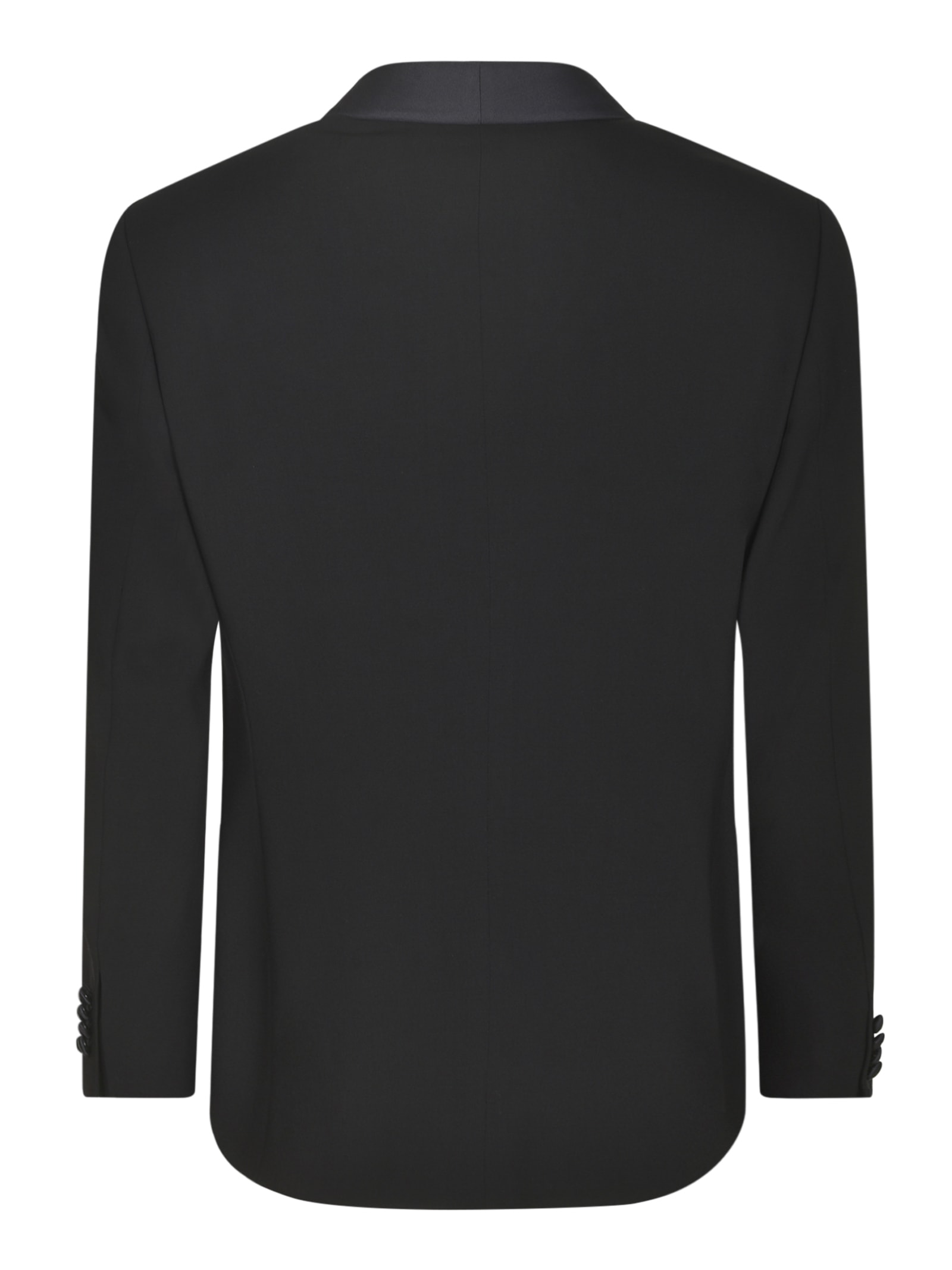Giorgio Armani Two-button Suit In Dark Navy