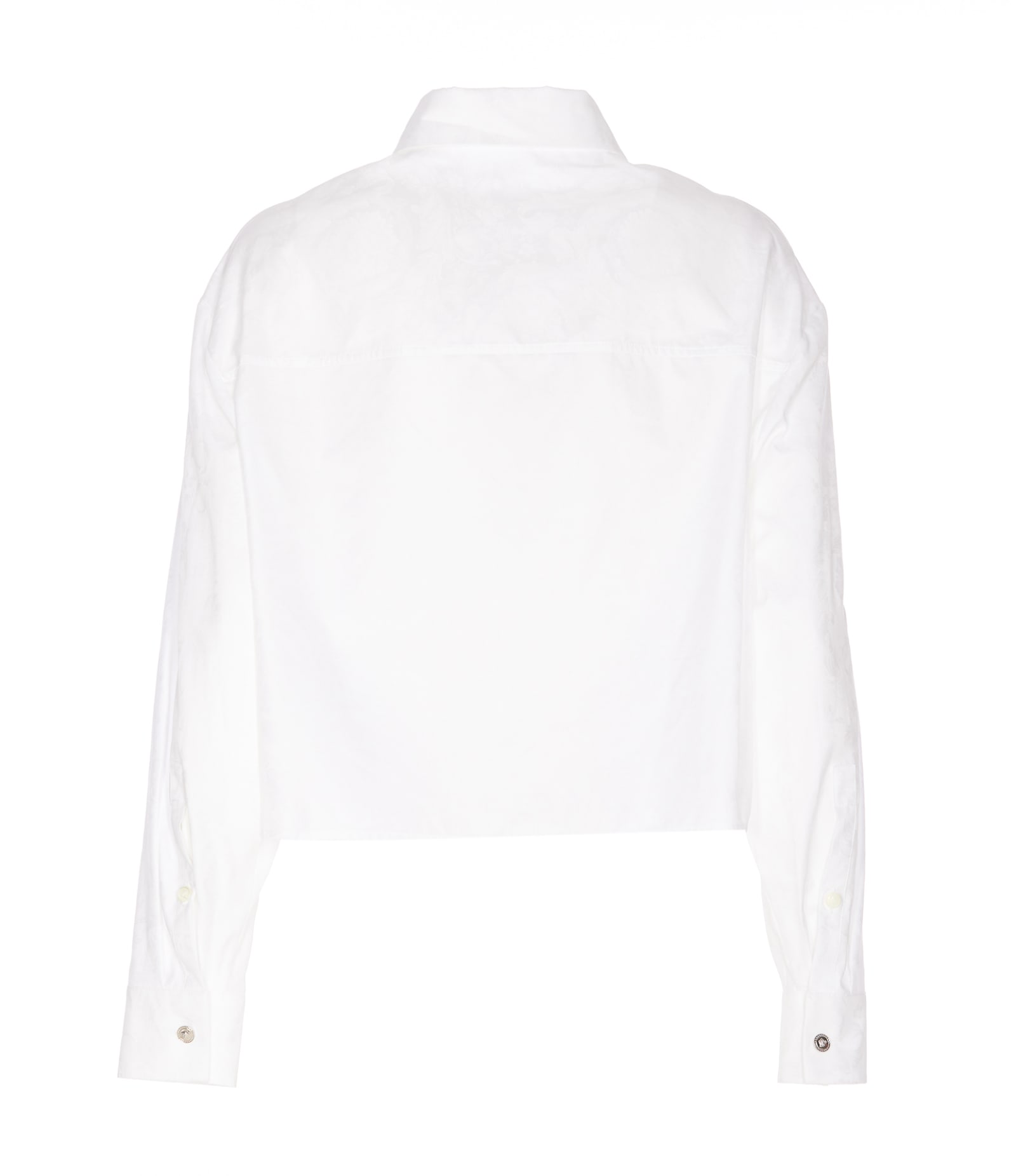Shop Versace Informal Shirt Baroque In White