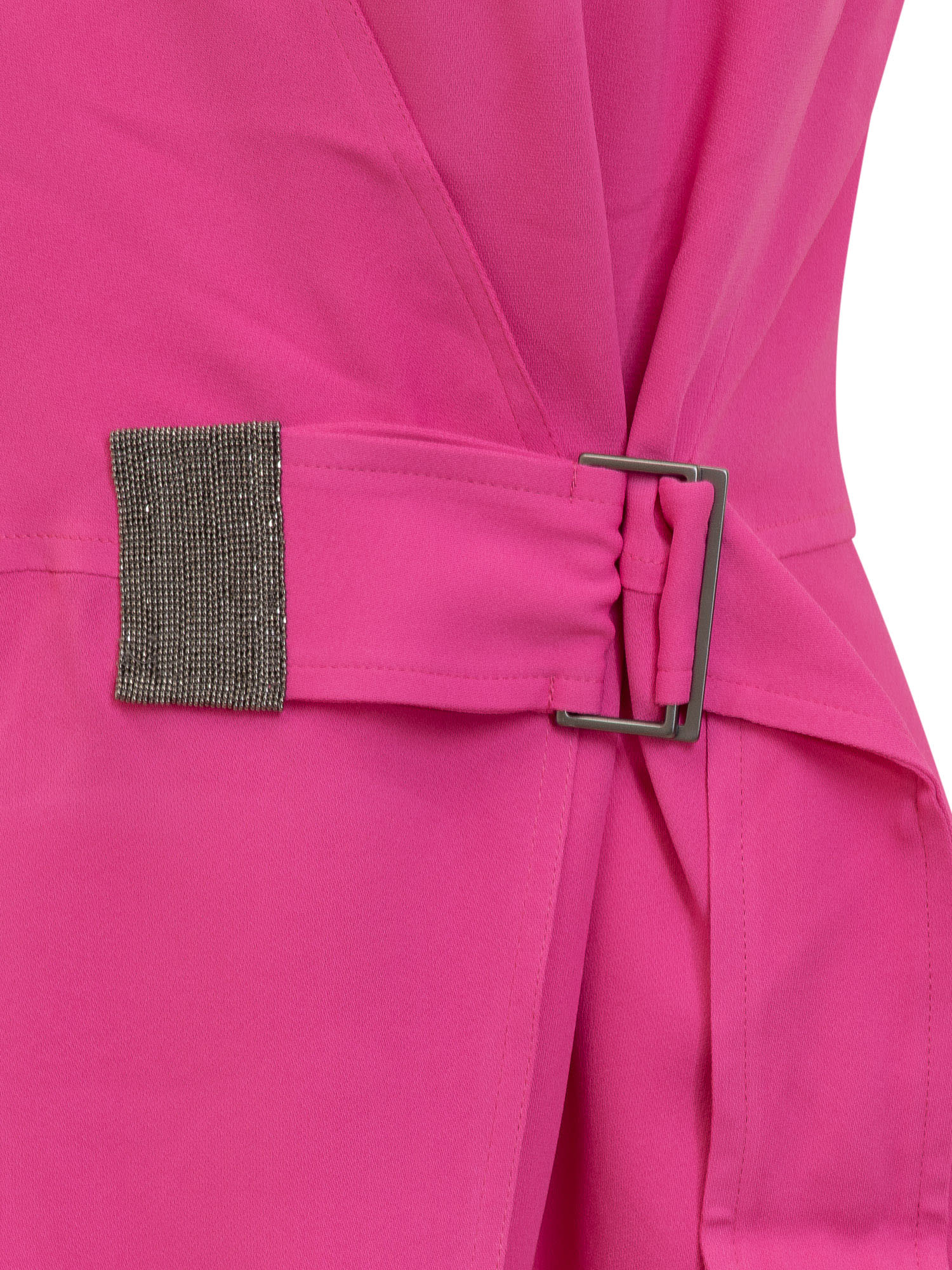 Shop Fabiana Filippi Top With Detail In Fucsia