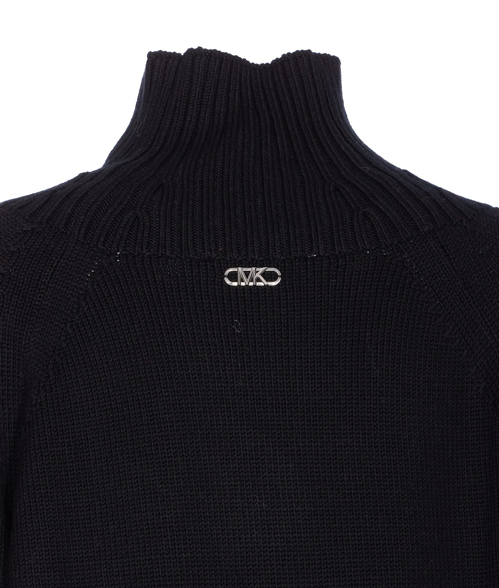 Michael Michael Kors Solid Sweater In Black