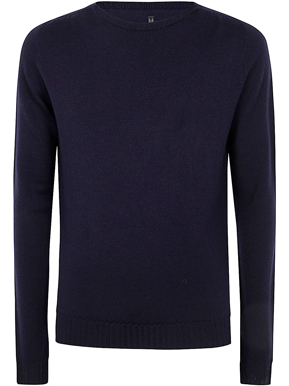 Shop Md75 Round Neck Merinos Sweater In Blue