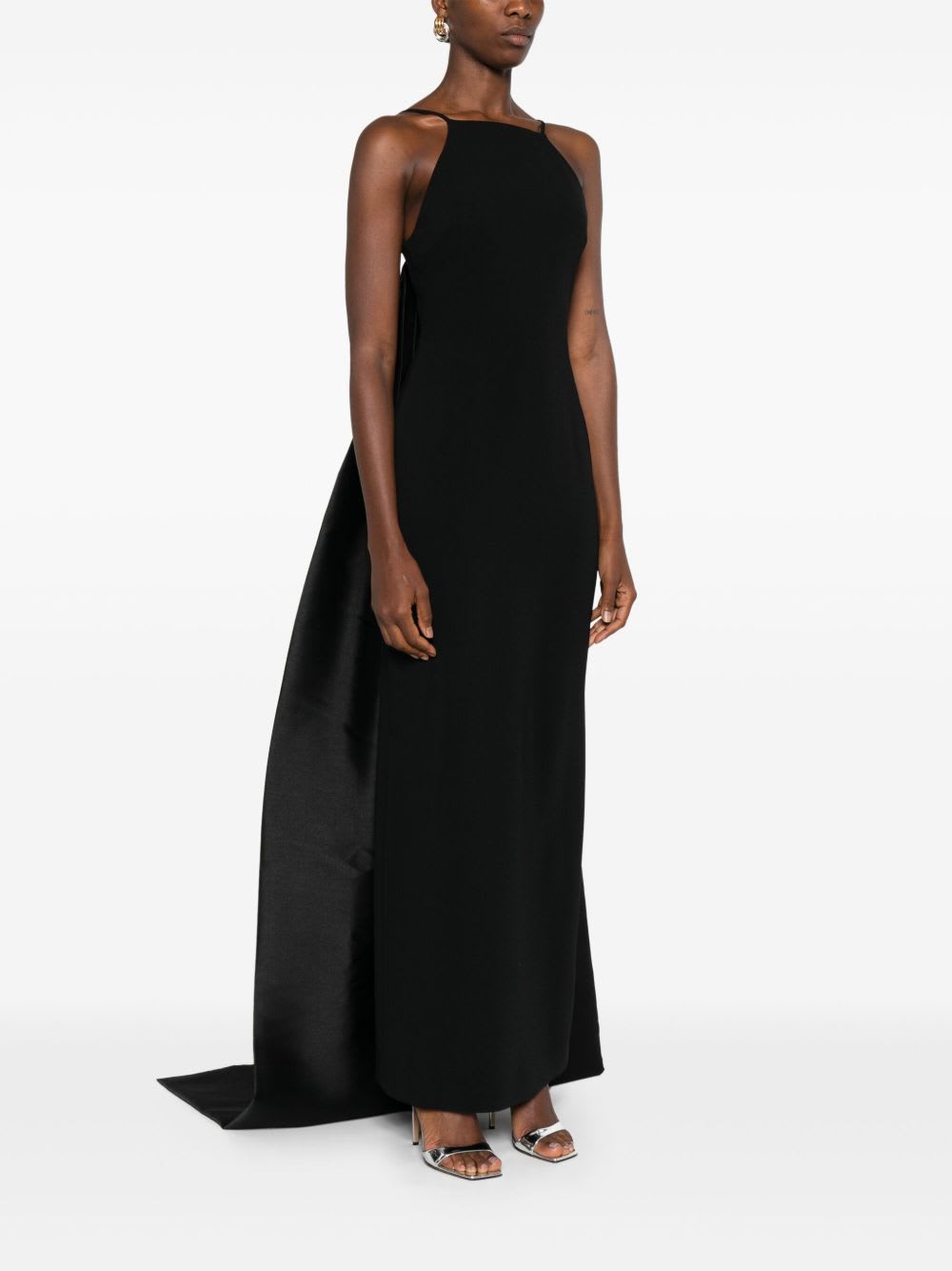 Solace London Ulla Maxi Dress In Black