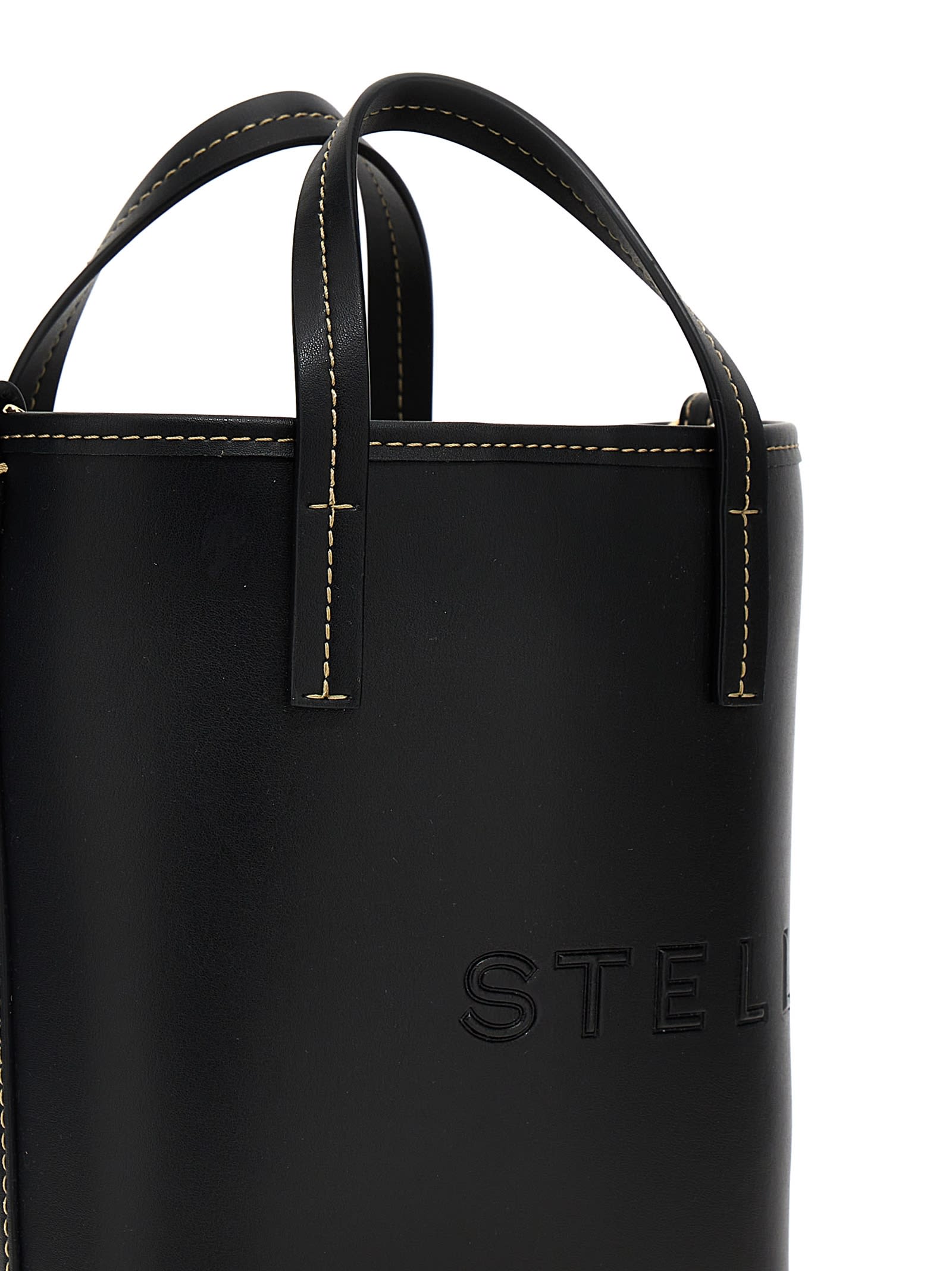 Stella Mccartney Alter Mat Bucket Bag In Black