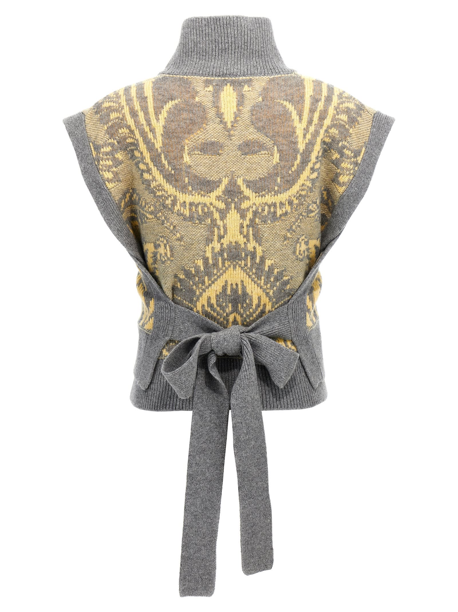 Shop Etro Paisley Vest In Multicolor