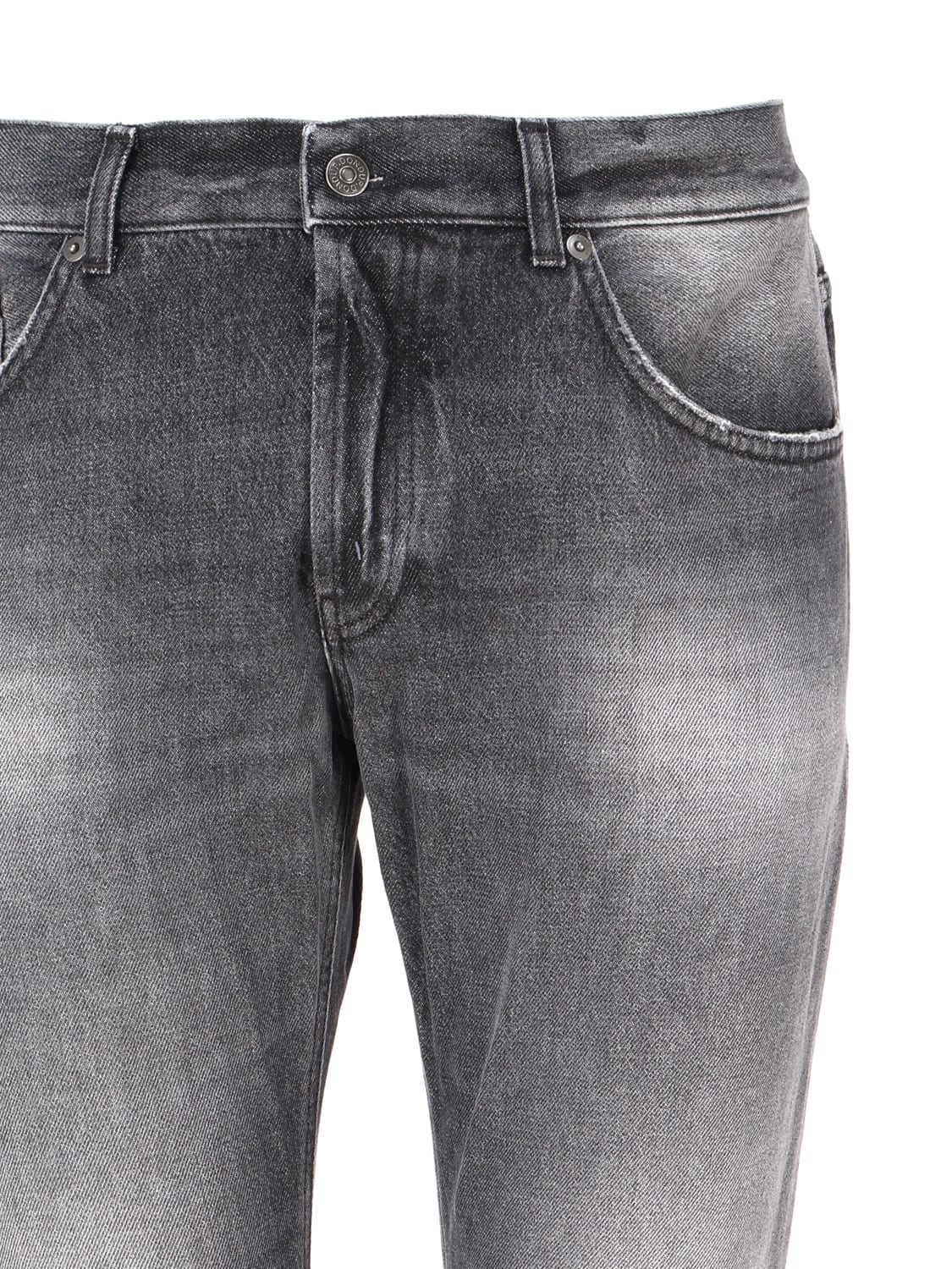 Dondup Cotton Jeans With Shades In Black