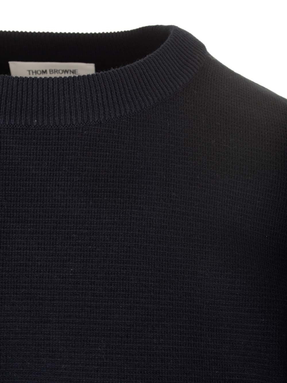 THOM BROWNE 4-BARCOTTON SWEATSHIRT 