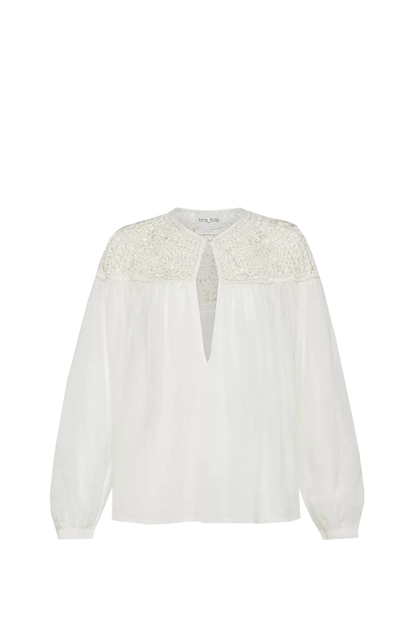 Shop Forte Forte Shirt In Ivory