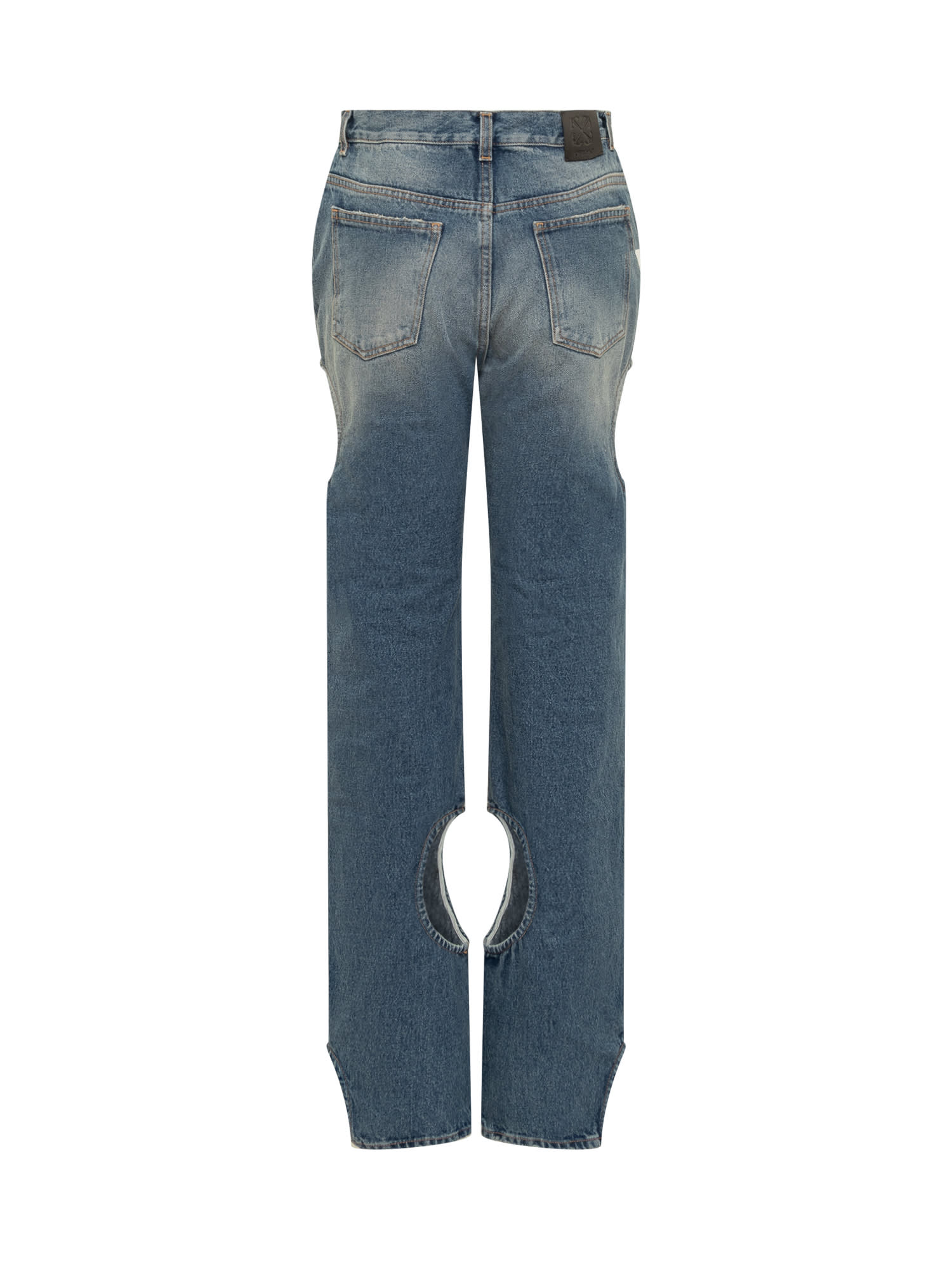 Shop Off-white Meteor Jeans In Vintage Blue