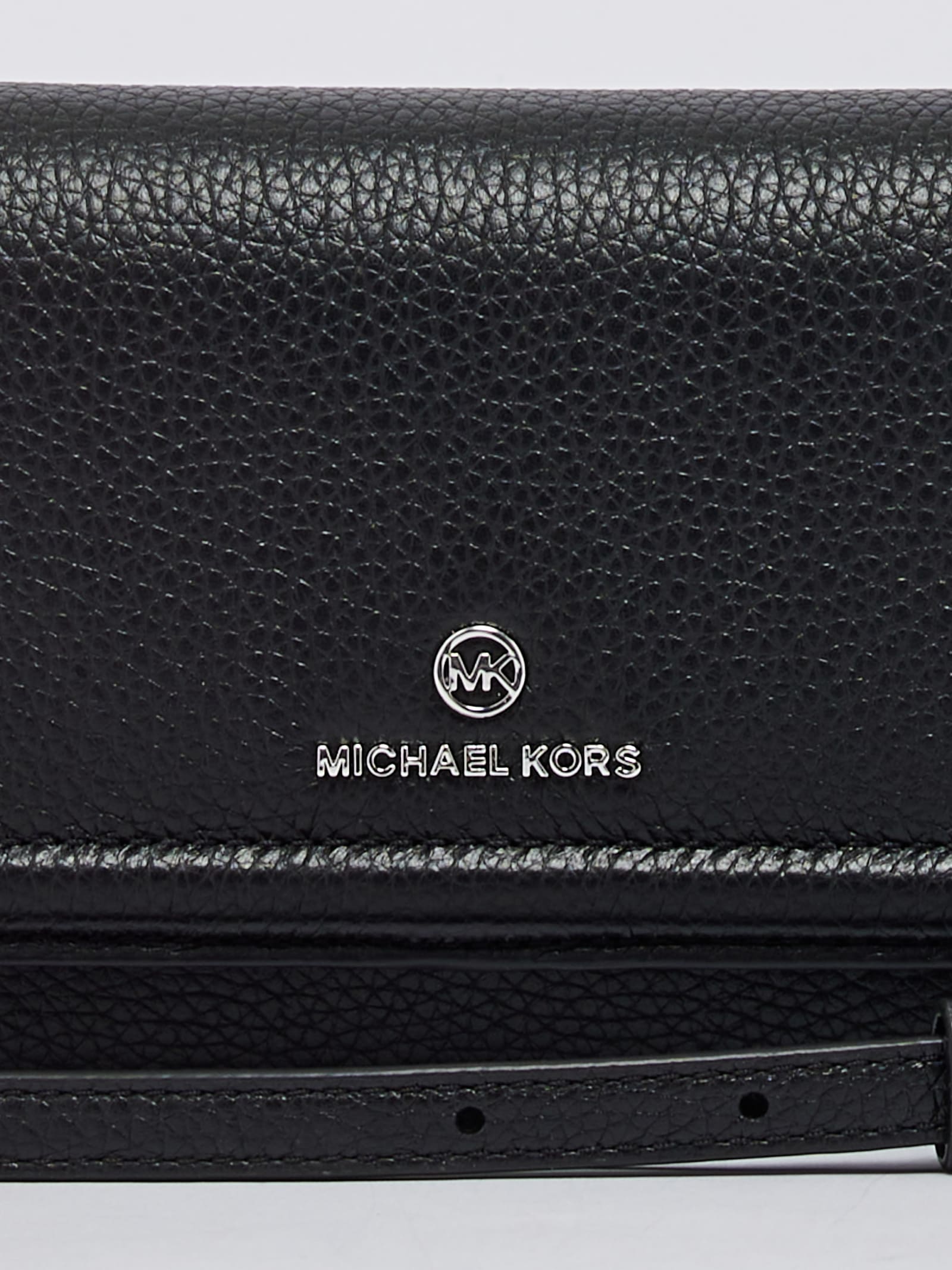 Michael Kors Sm Phone Crossbody Clutch in Black