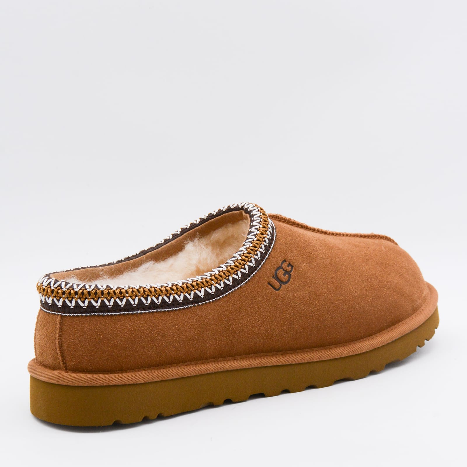 Ugg Dark Beige Tasman Flats In Brown